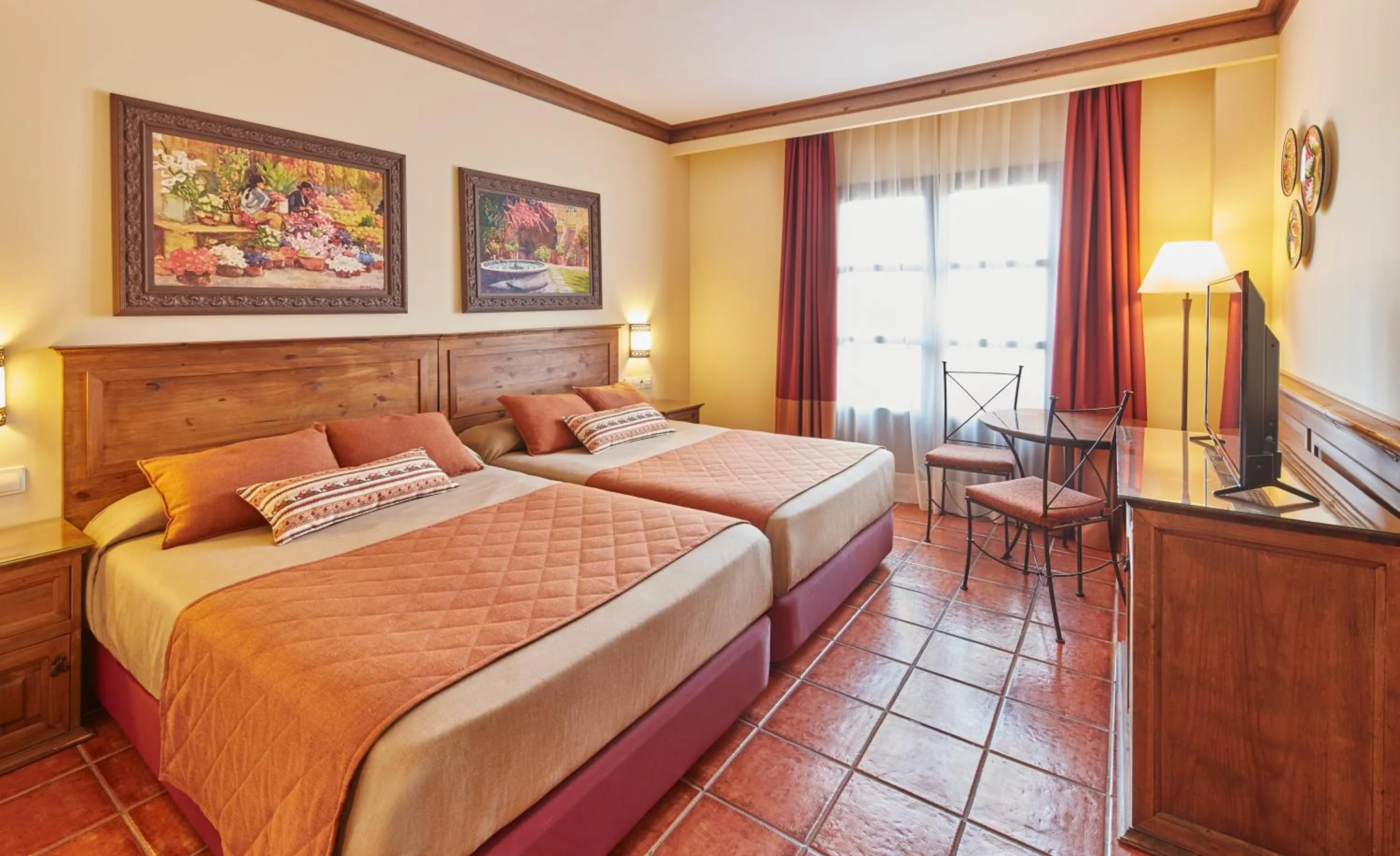 Bedroom, Bed in PortAventura Hotel El Paso - Includes unlimited access to PortAventura Park & 1 access to Ferrari Land