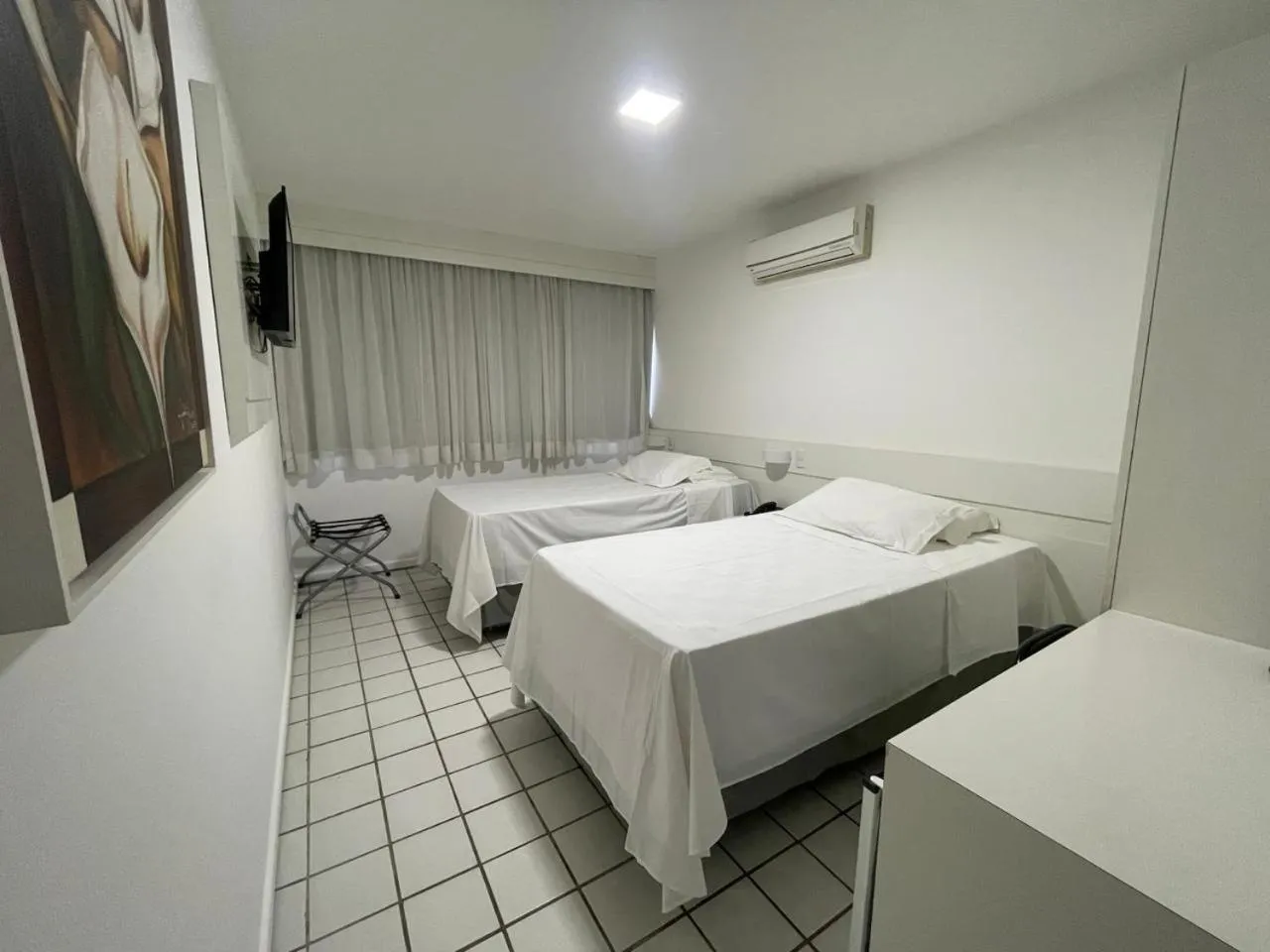 Bed in Garanhuns Palace Hotel