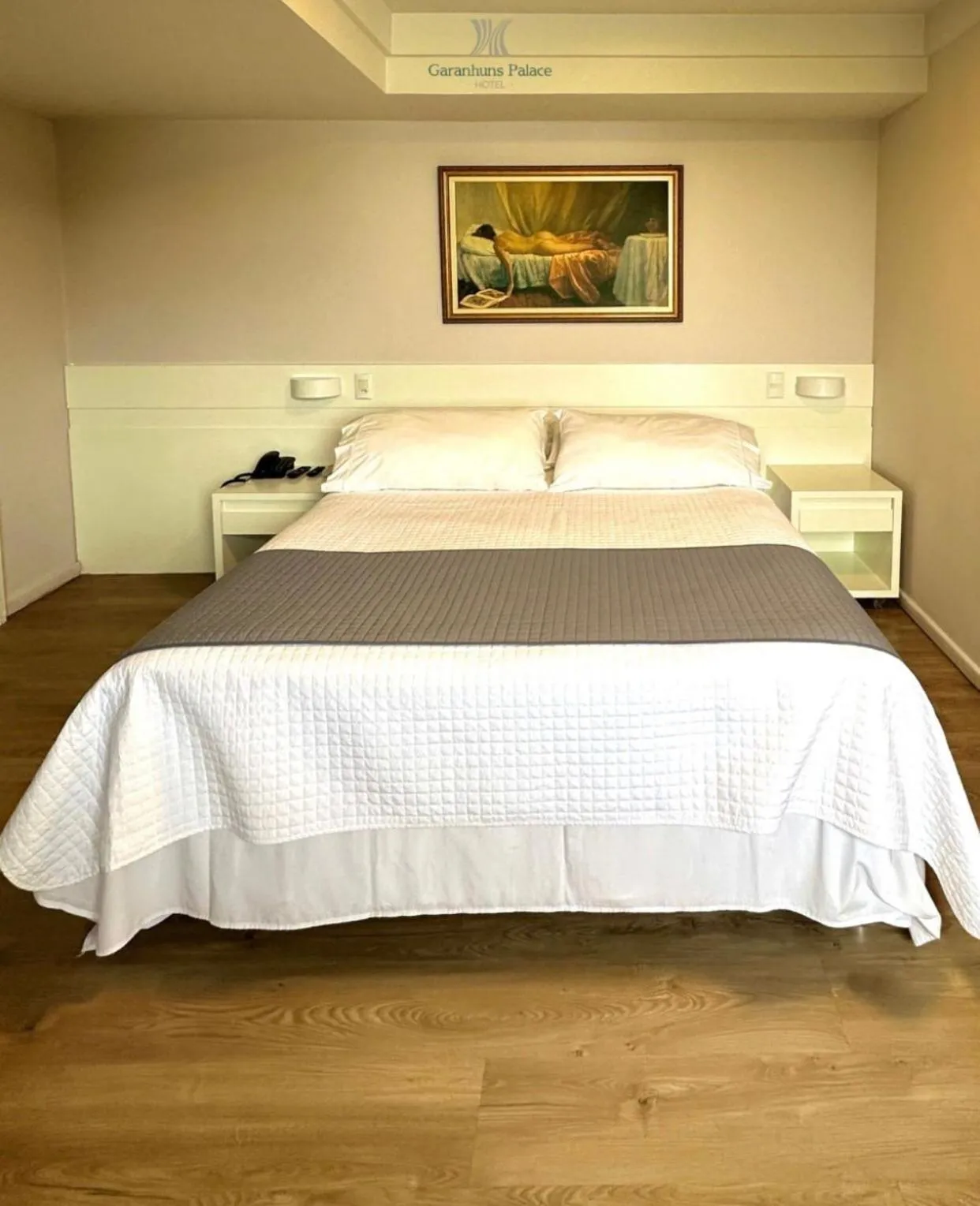 Bed in Garanhuns Palace Hotel