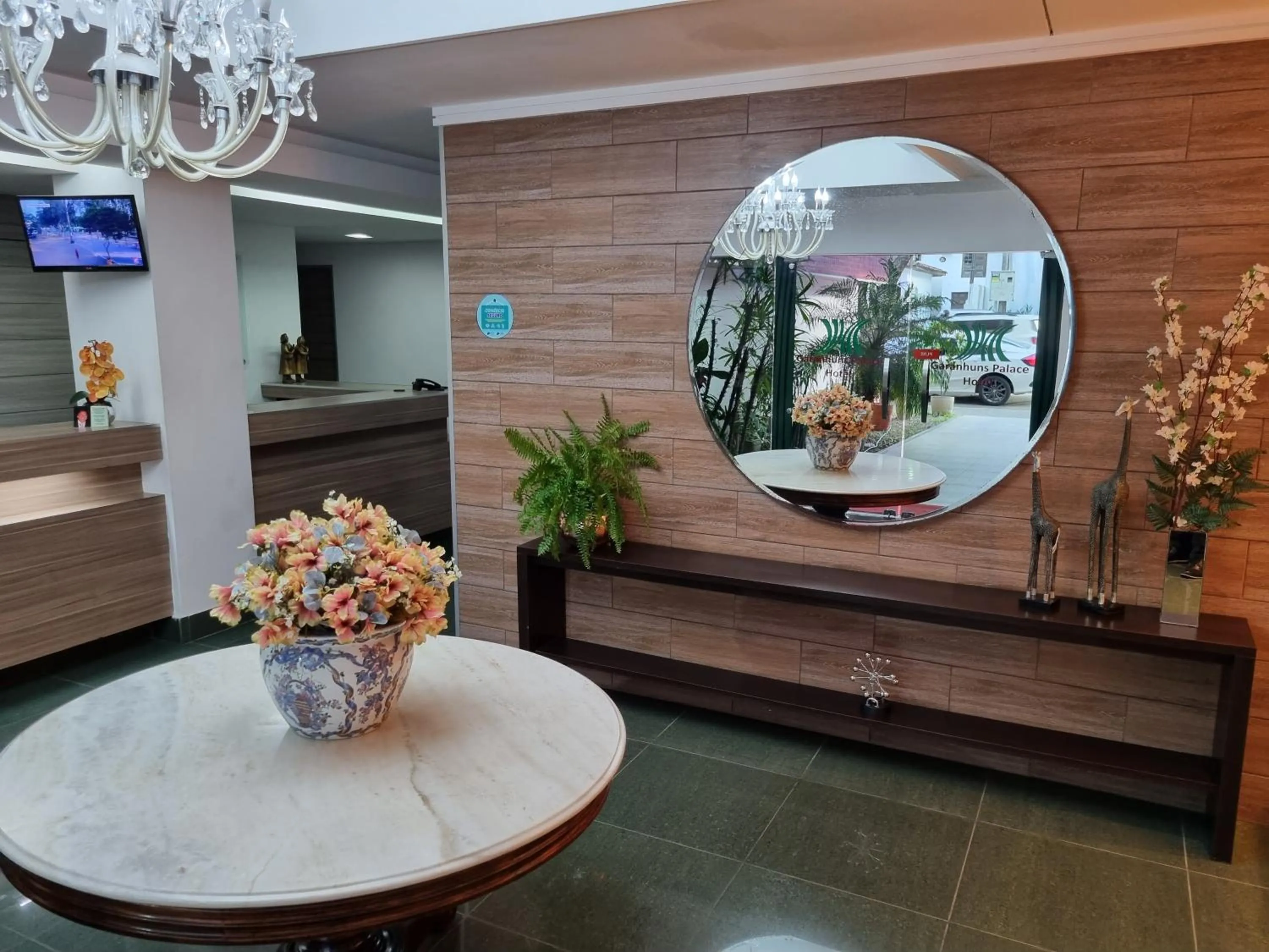 Lobby or reception in Garanhuns Palace Hotel