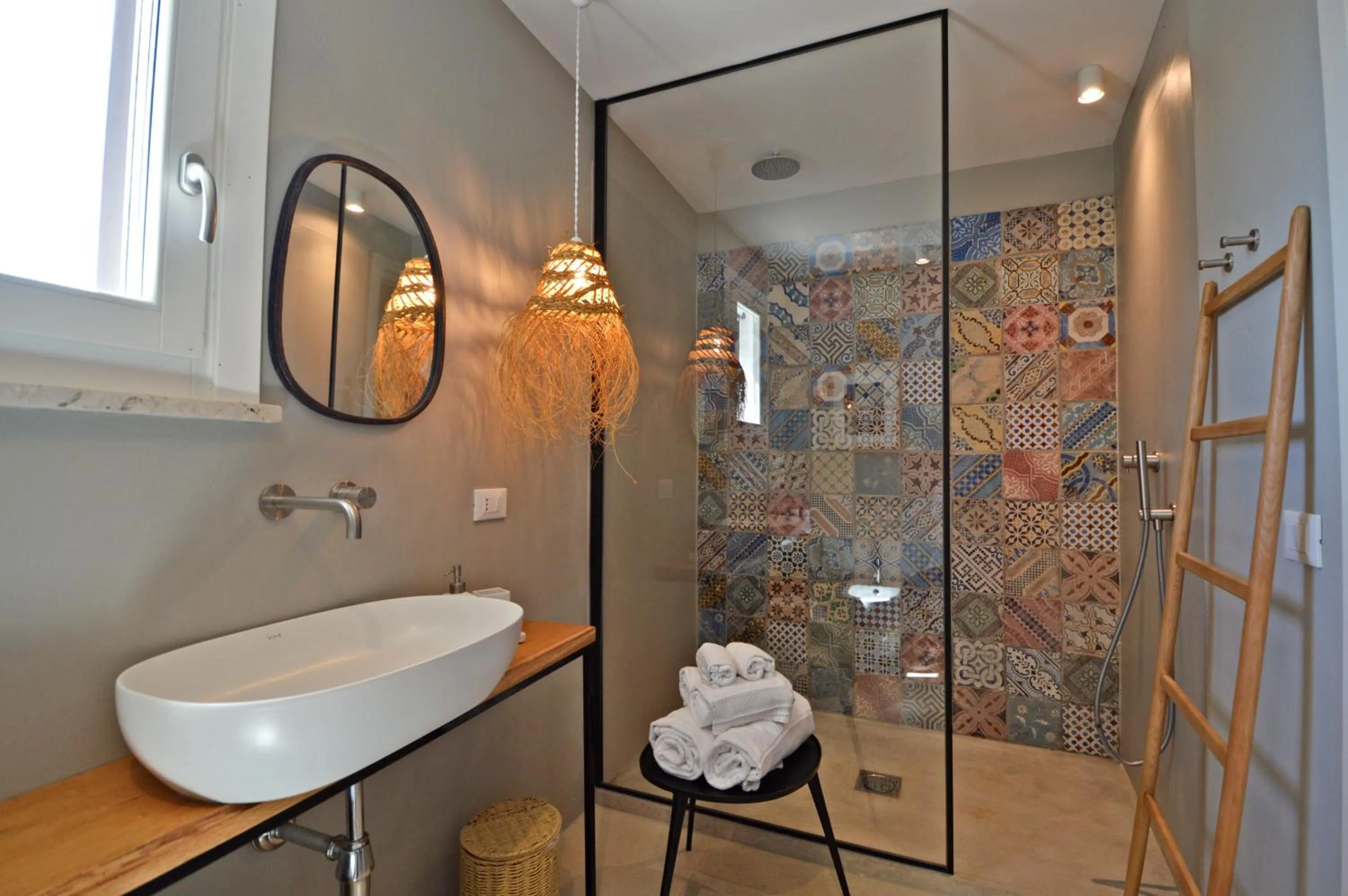 Shower in Villa Rocce Bianche