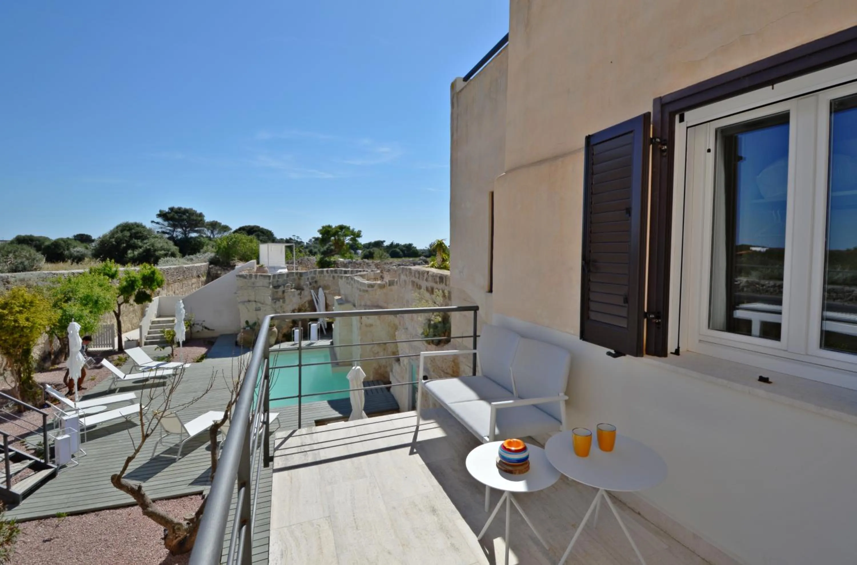 Patio in Villa Rocce Bianche