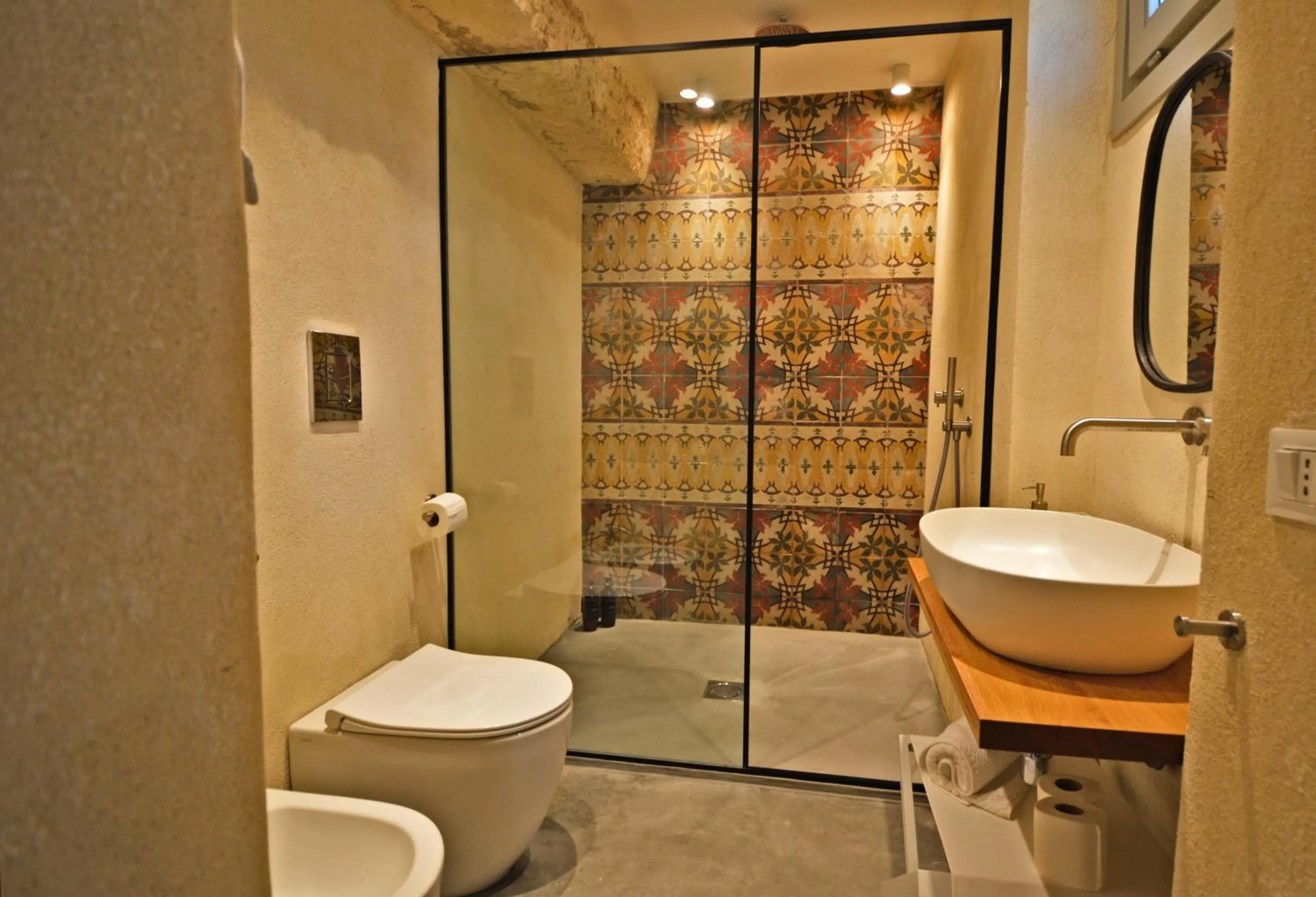 Shower in Villa Rocce Bianche