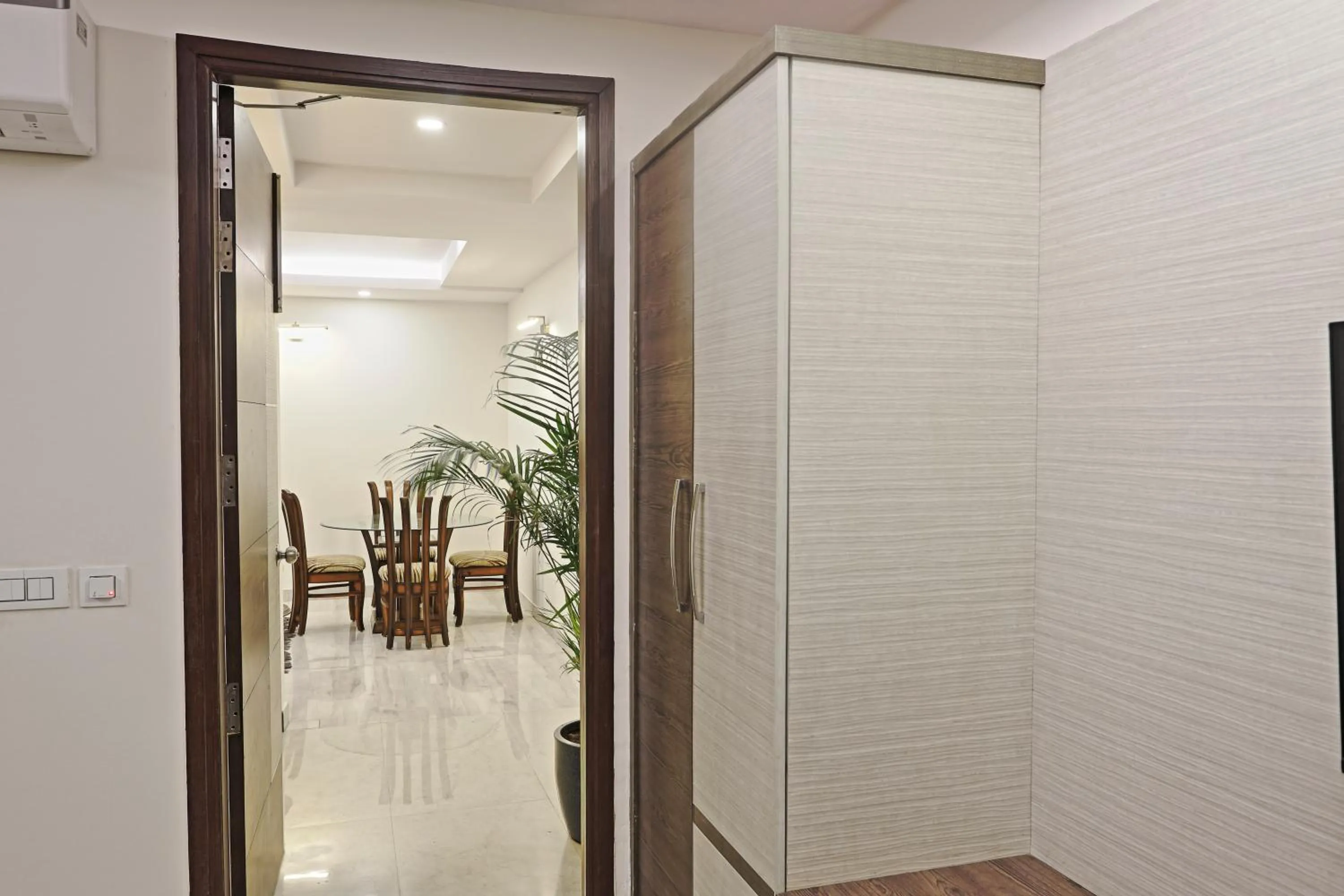 Seating area in Hotel Cardinal Oxmo Delhi Airport