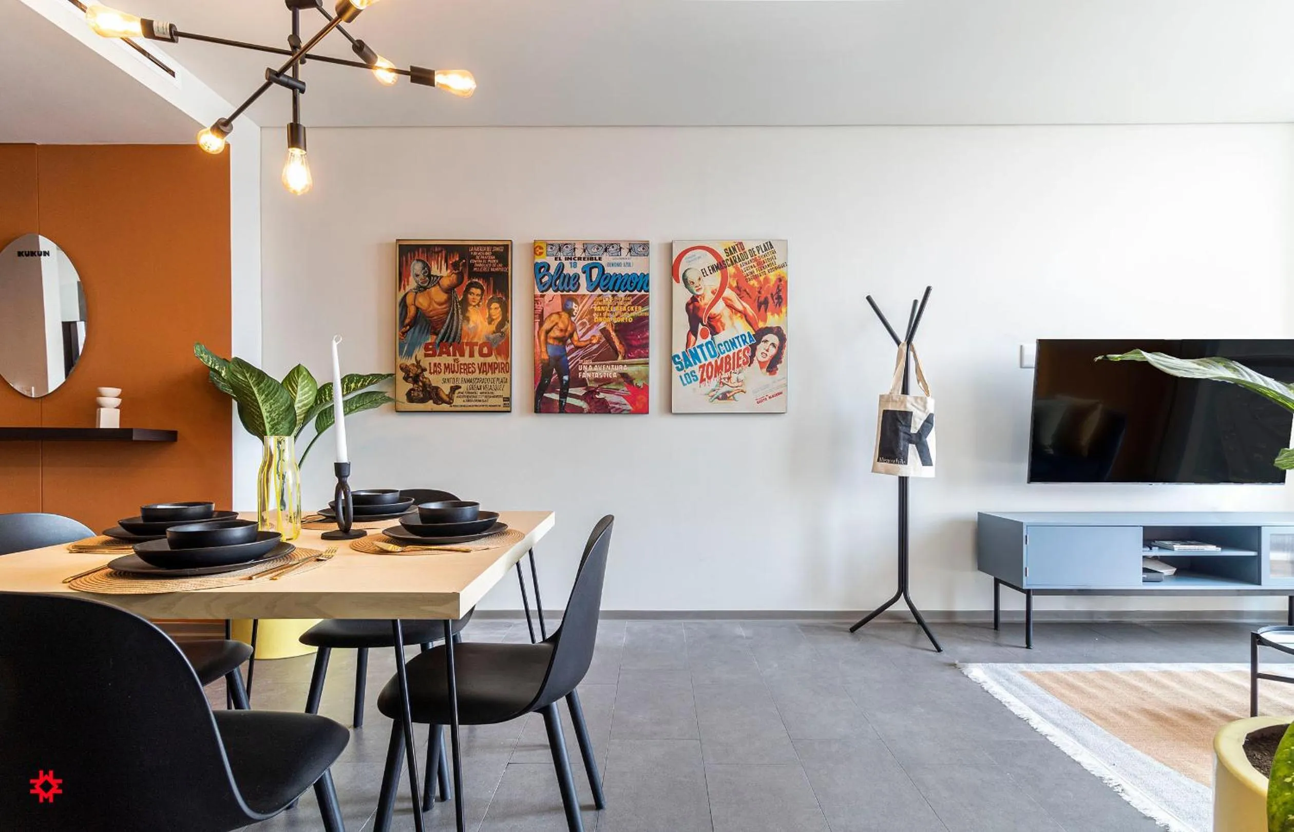 TV and multimedia in Casa Latitud by Kukun