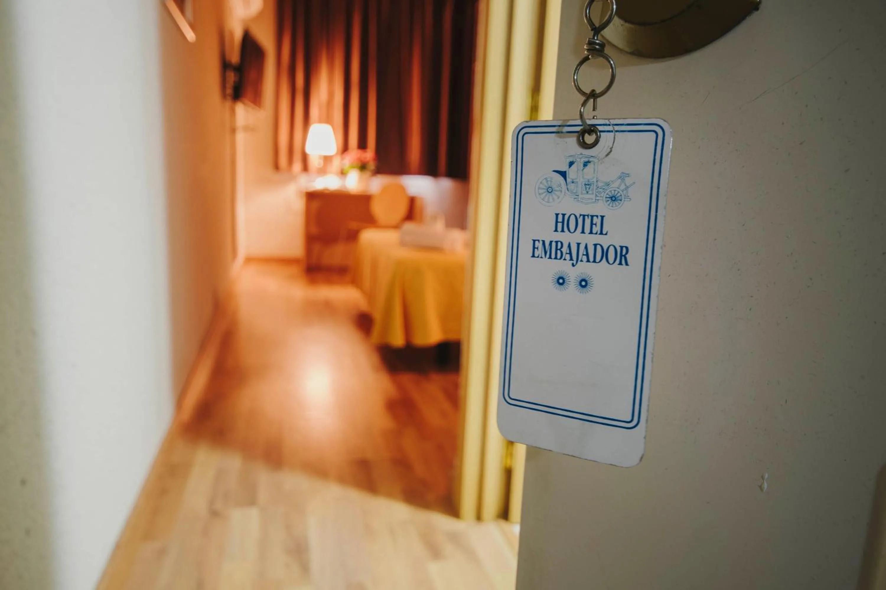 Bed in Hotel Embajador