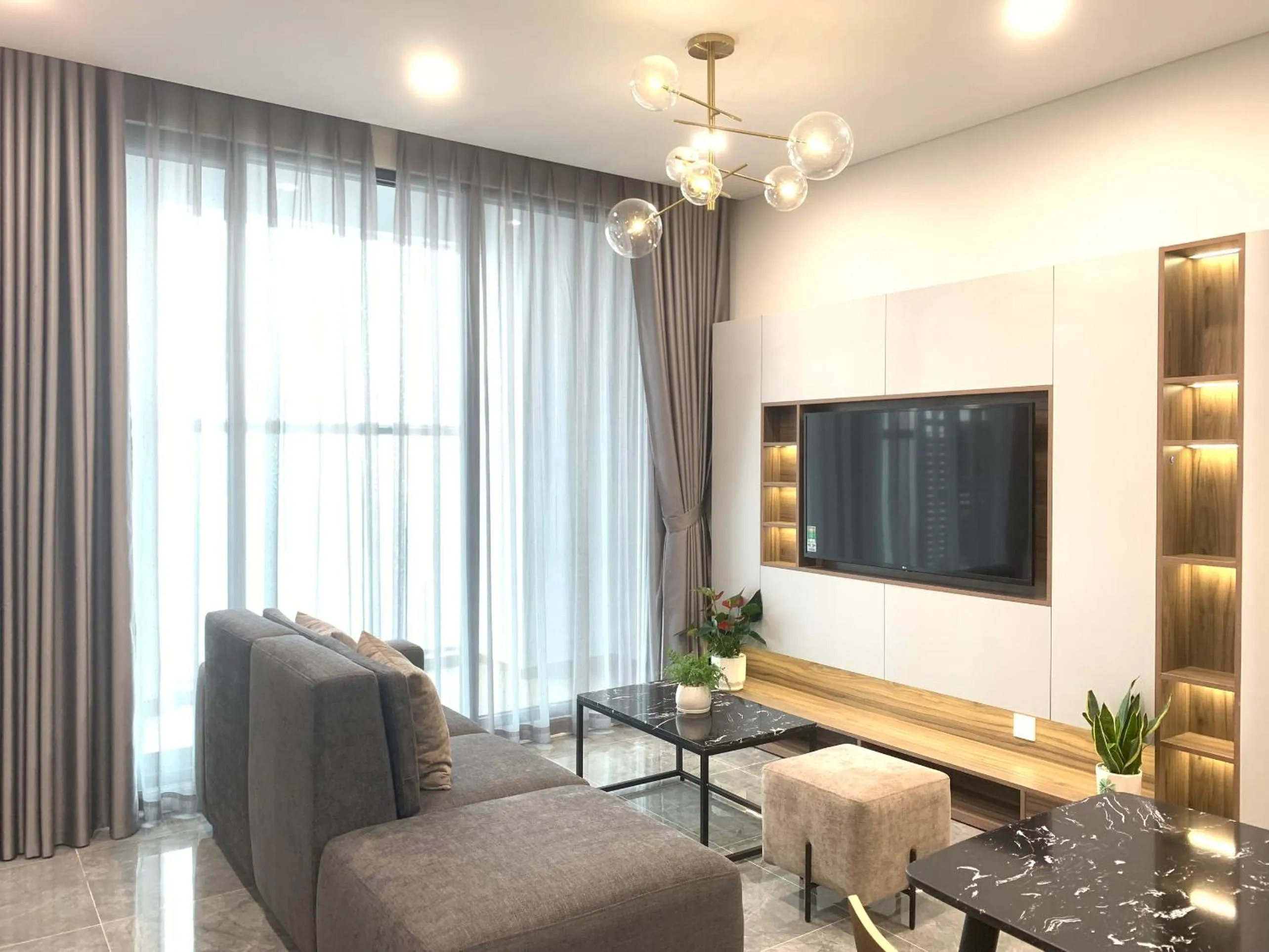 Living room in TSQ STAY Hotel Apartment