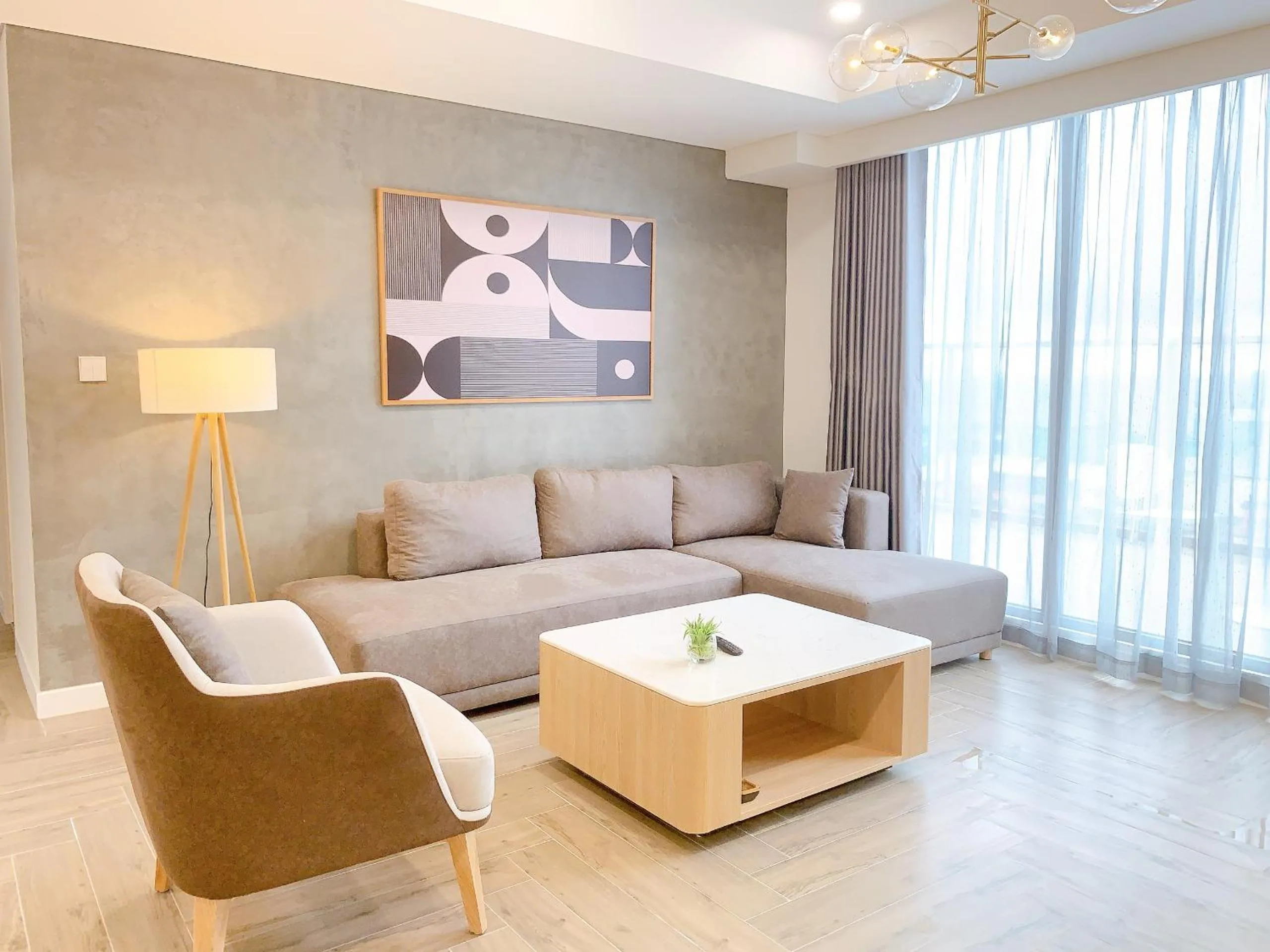 Living room in TSQ STAY Hotel Apartment