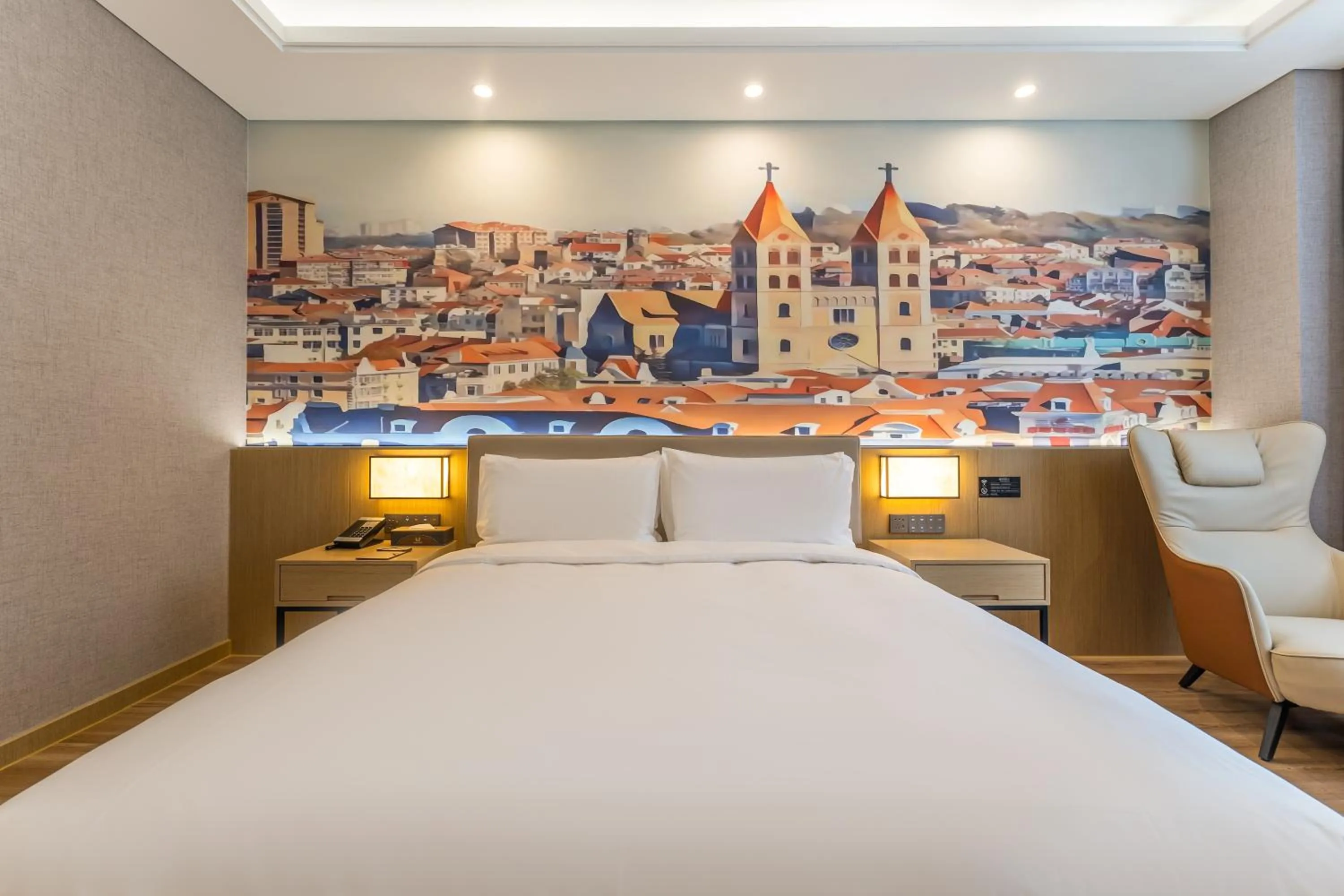 Photo of the whole room, Bed in Joy Fall Hotel