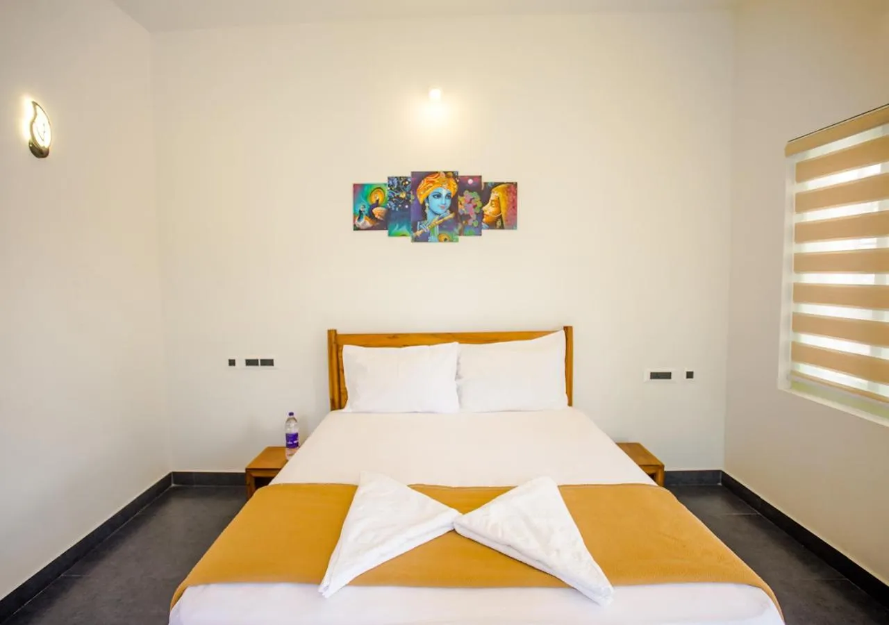 Bed in Ocean View Beach Villa Varkala by VOYE HOMES