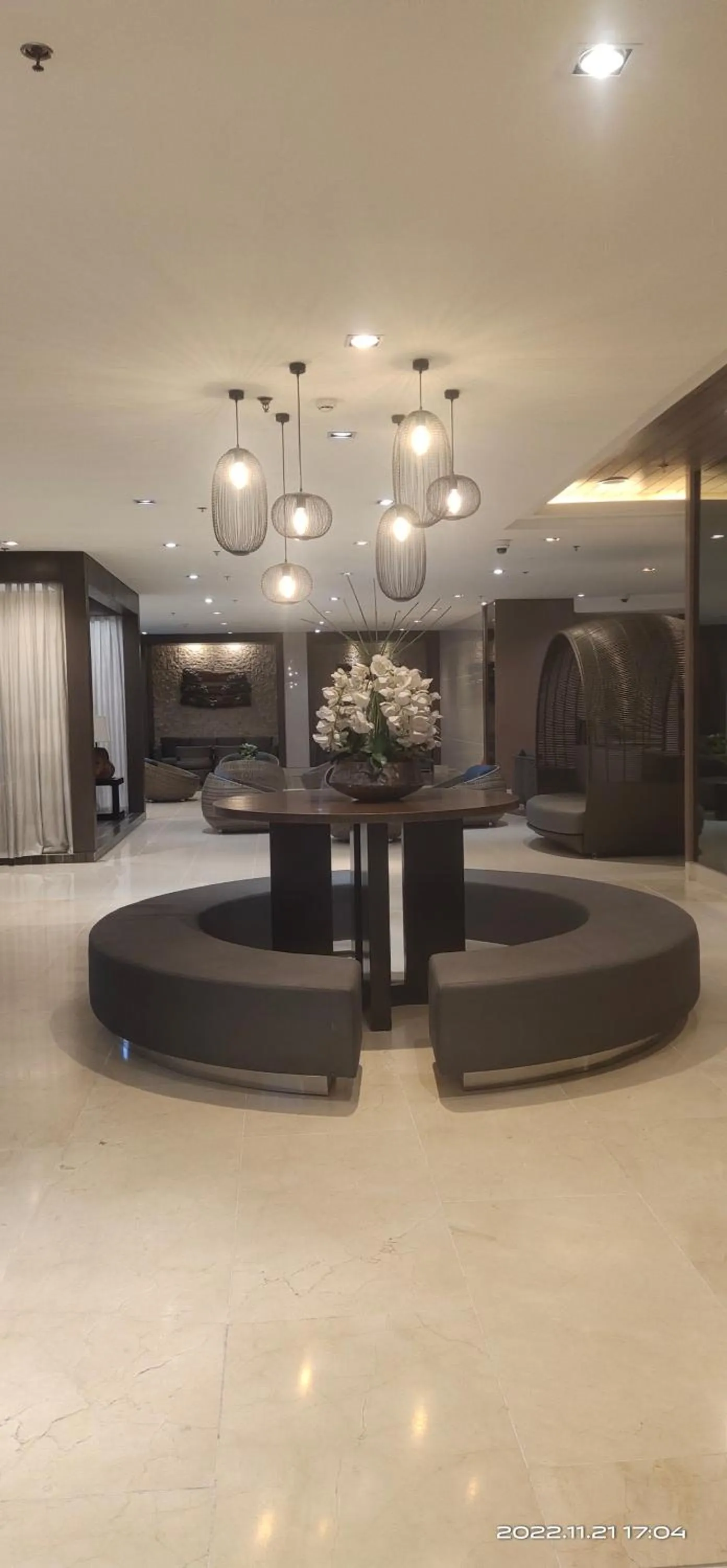 Living room in Shore Residences