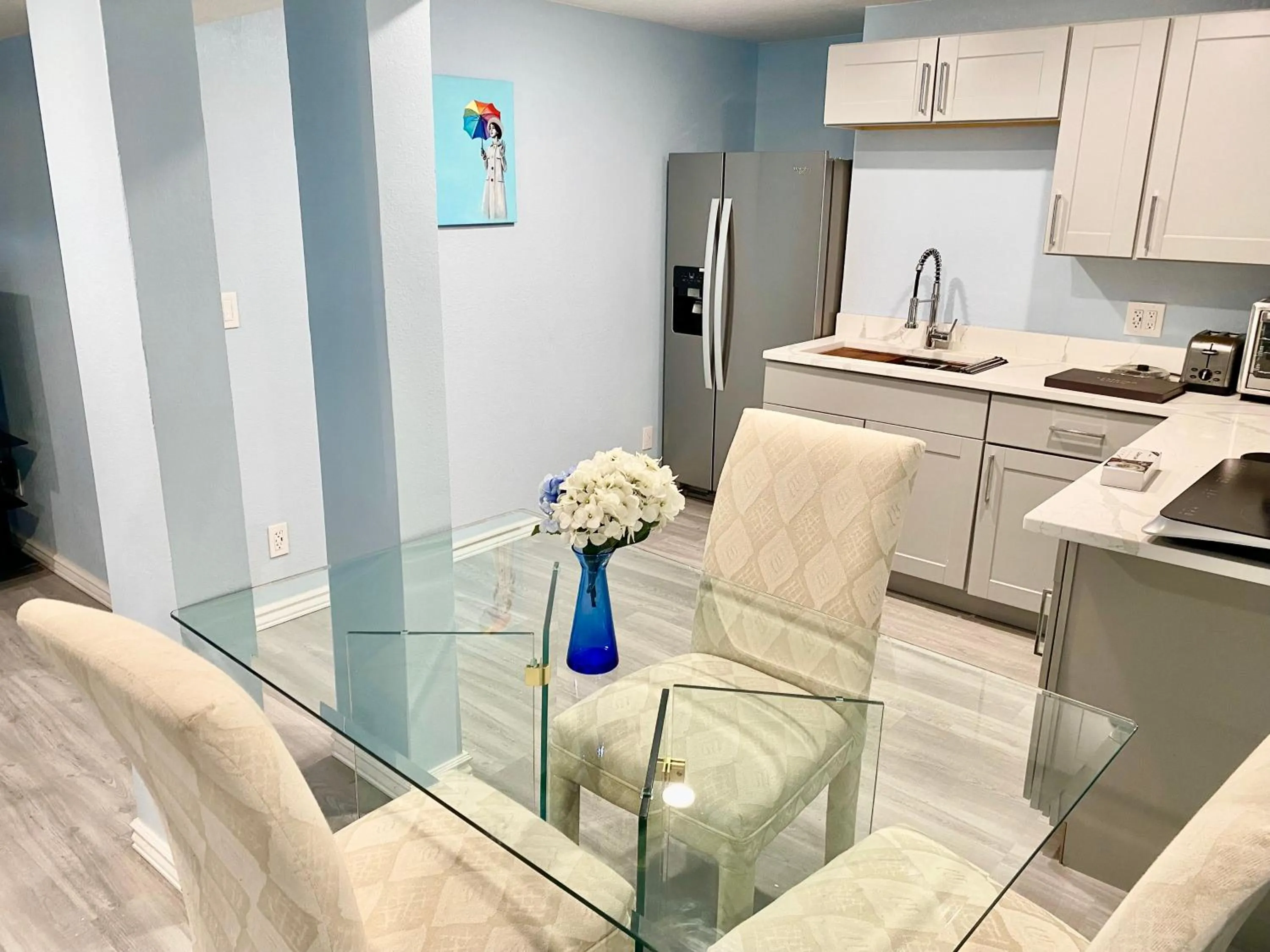 Kitchen or kitchenette in 3br home 2br unit close to USAFA with fireplace