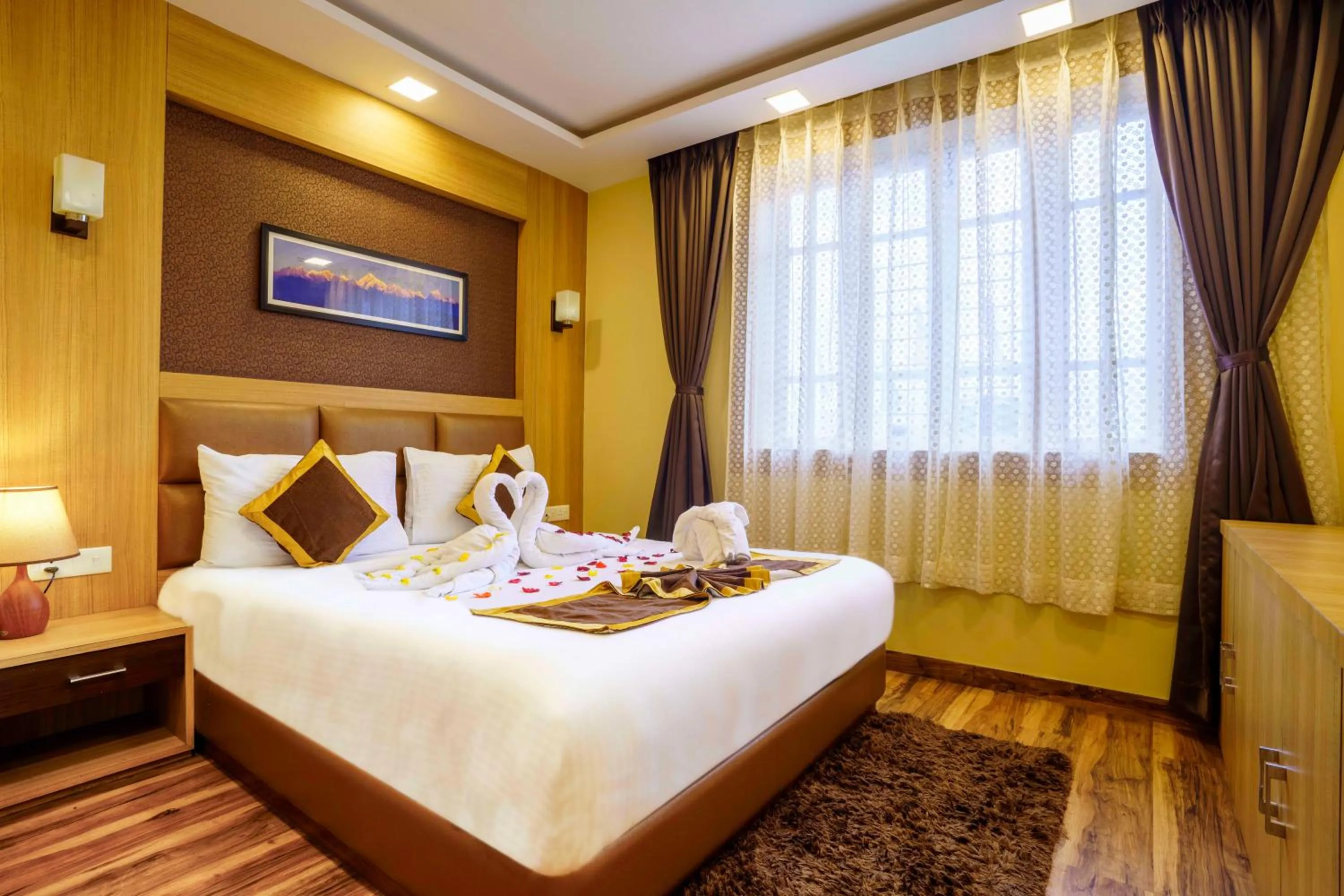 Bedroom in Q SAINA THE COSMOS