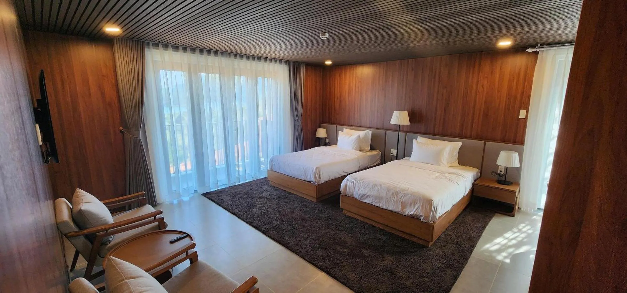 View (from property/room), Bed in Lavender Dalat Hotel and Resorts