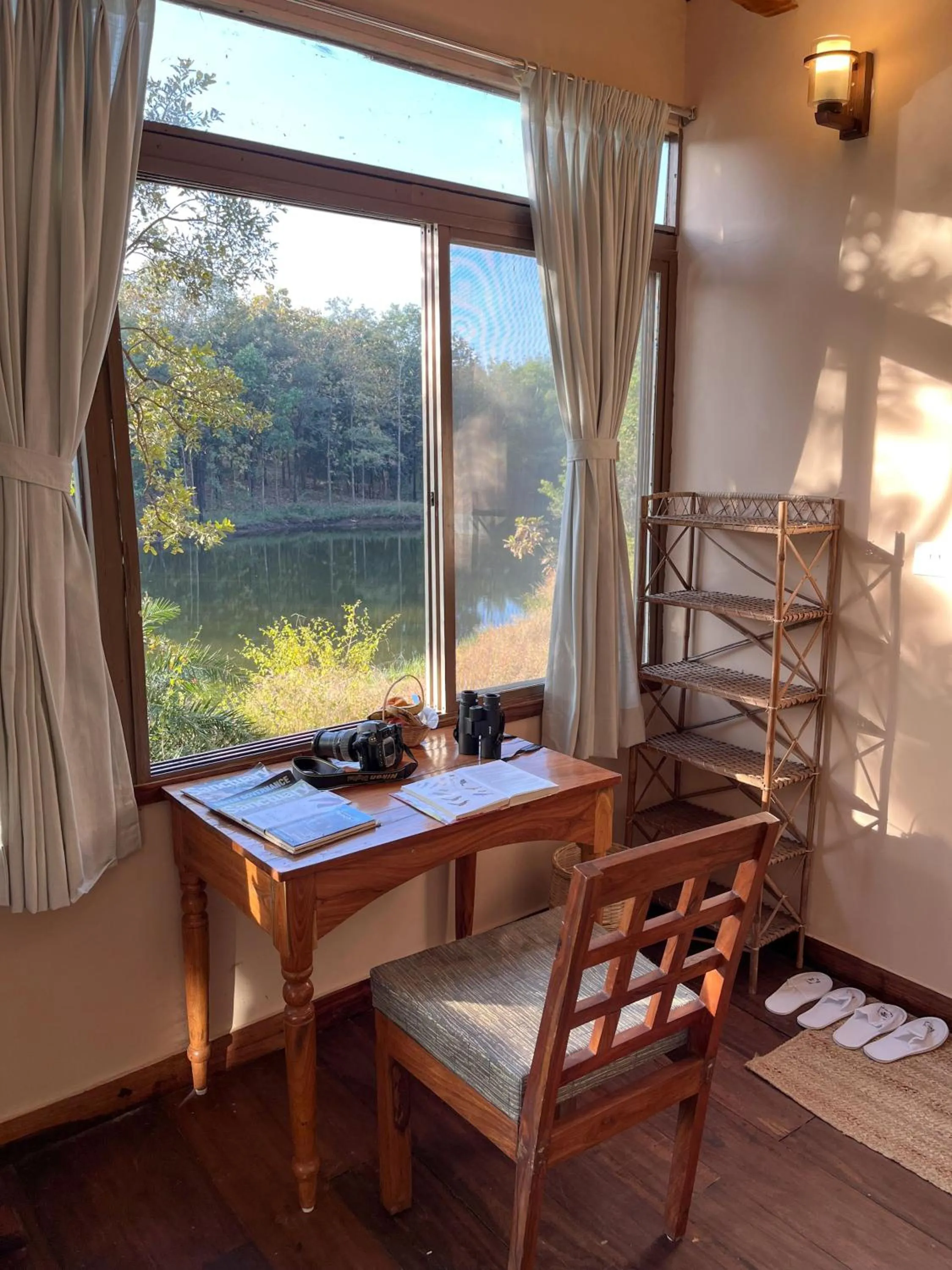 Seating area in Rukhad Jungle Camp - Pench
