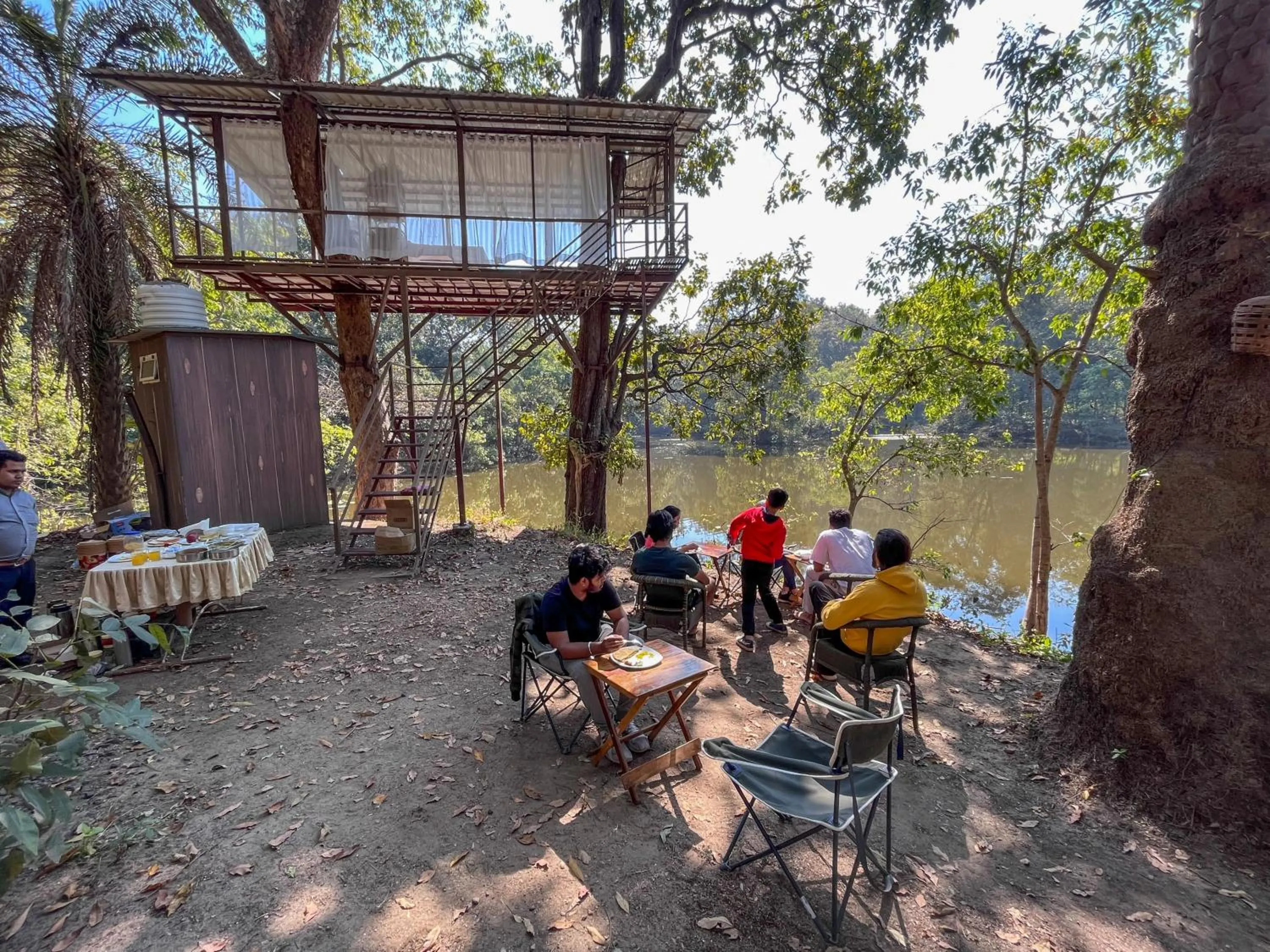 Lake view in Rukhad Jungle Camp - Pench