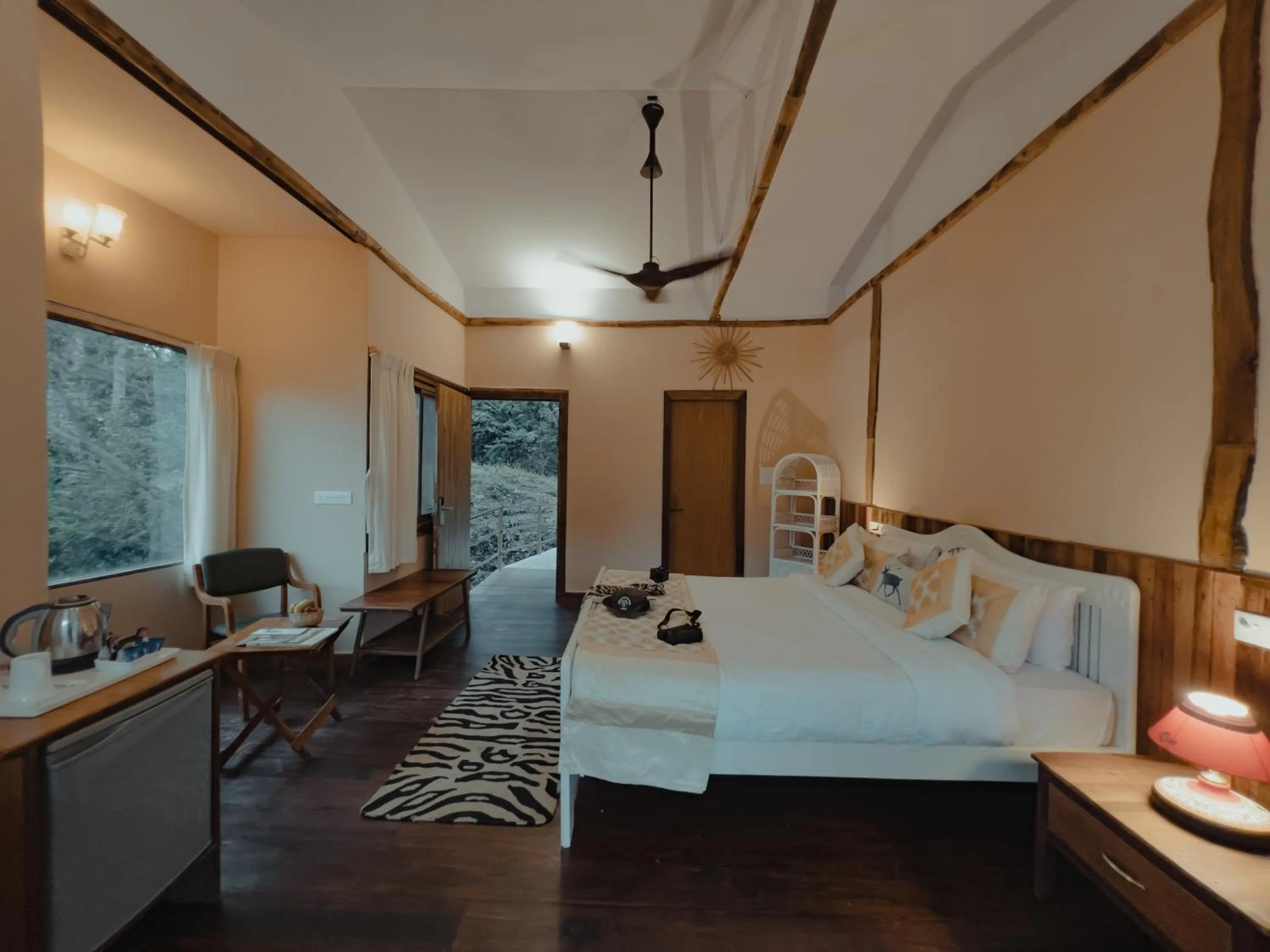 Bed in Rukhad Jungle Camp - Pench