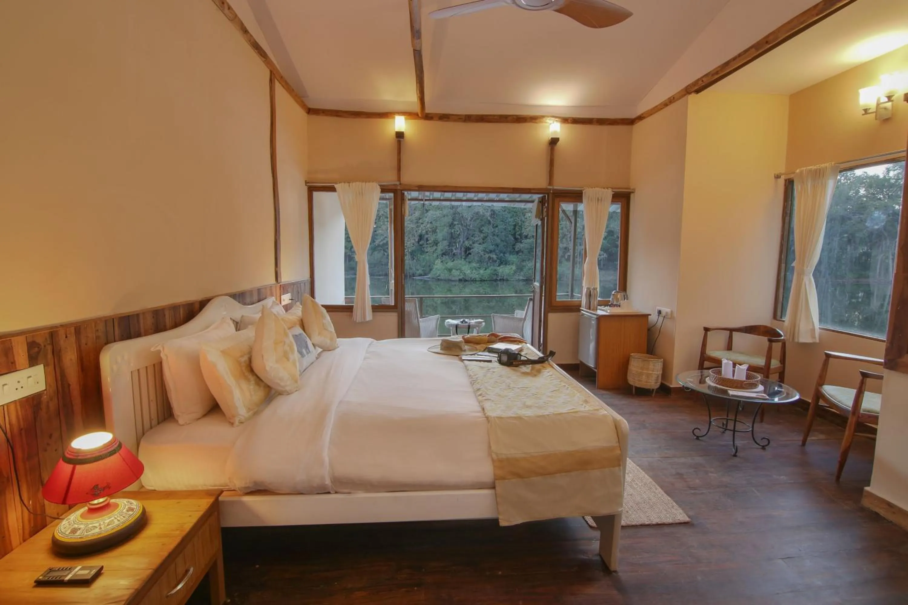 Bed in Rukhad Jungle Camp - Pench