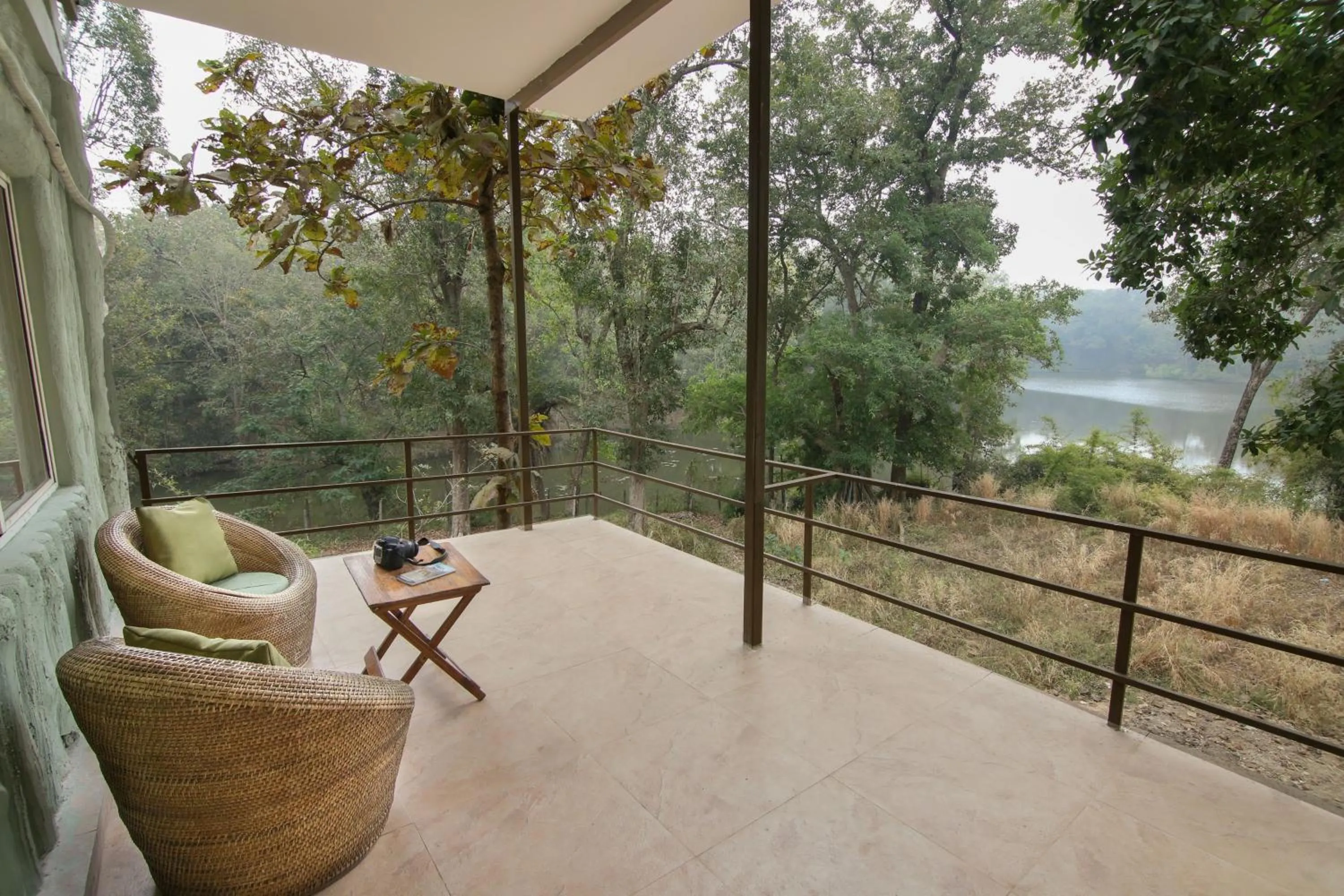 Balcony/Terrace in Rukhad Jungle Camp - Pench