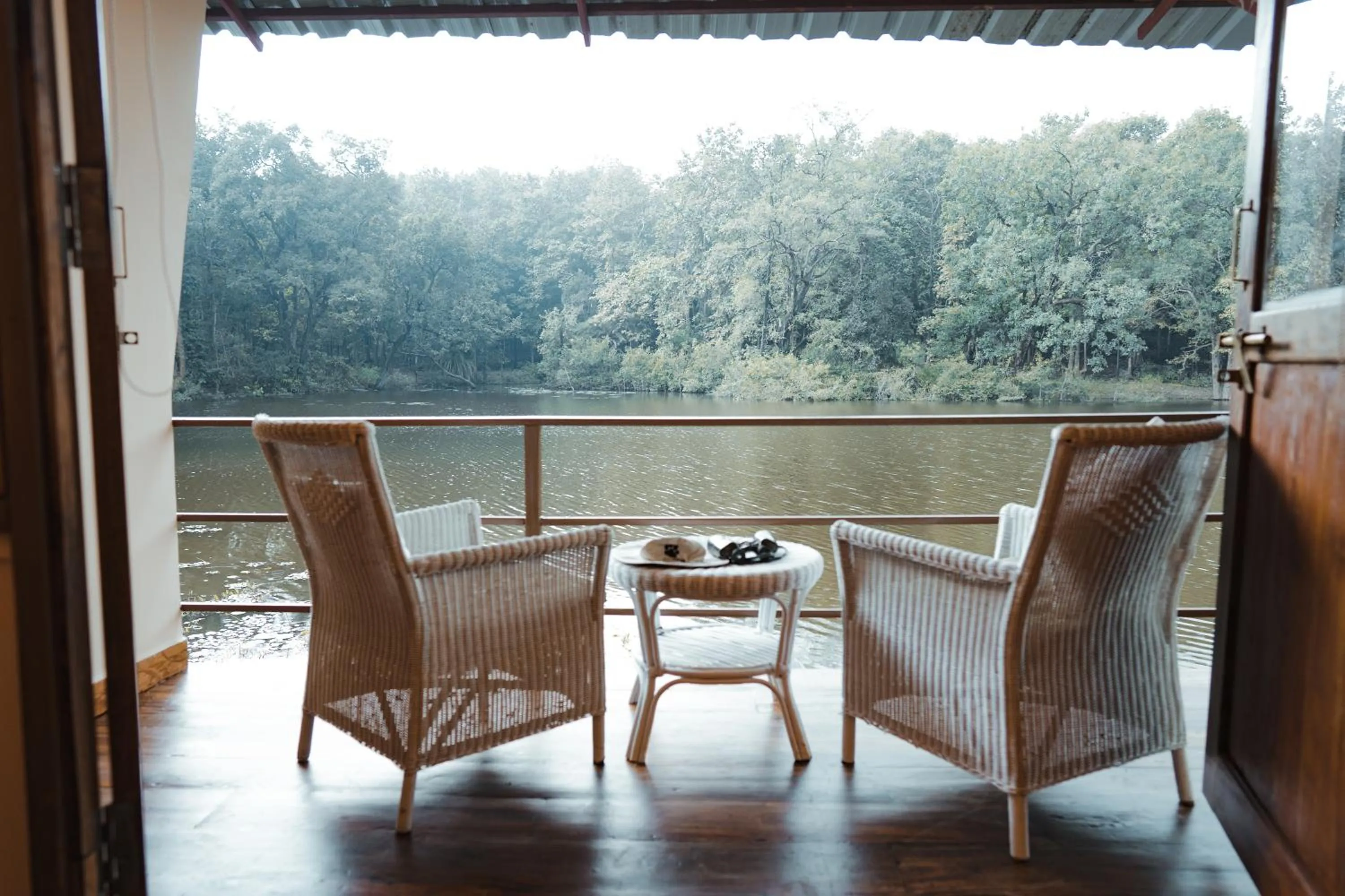 Seating area in Rukhad Jungle Camp - Pench