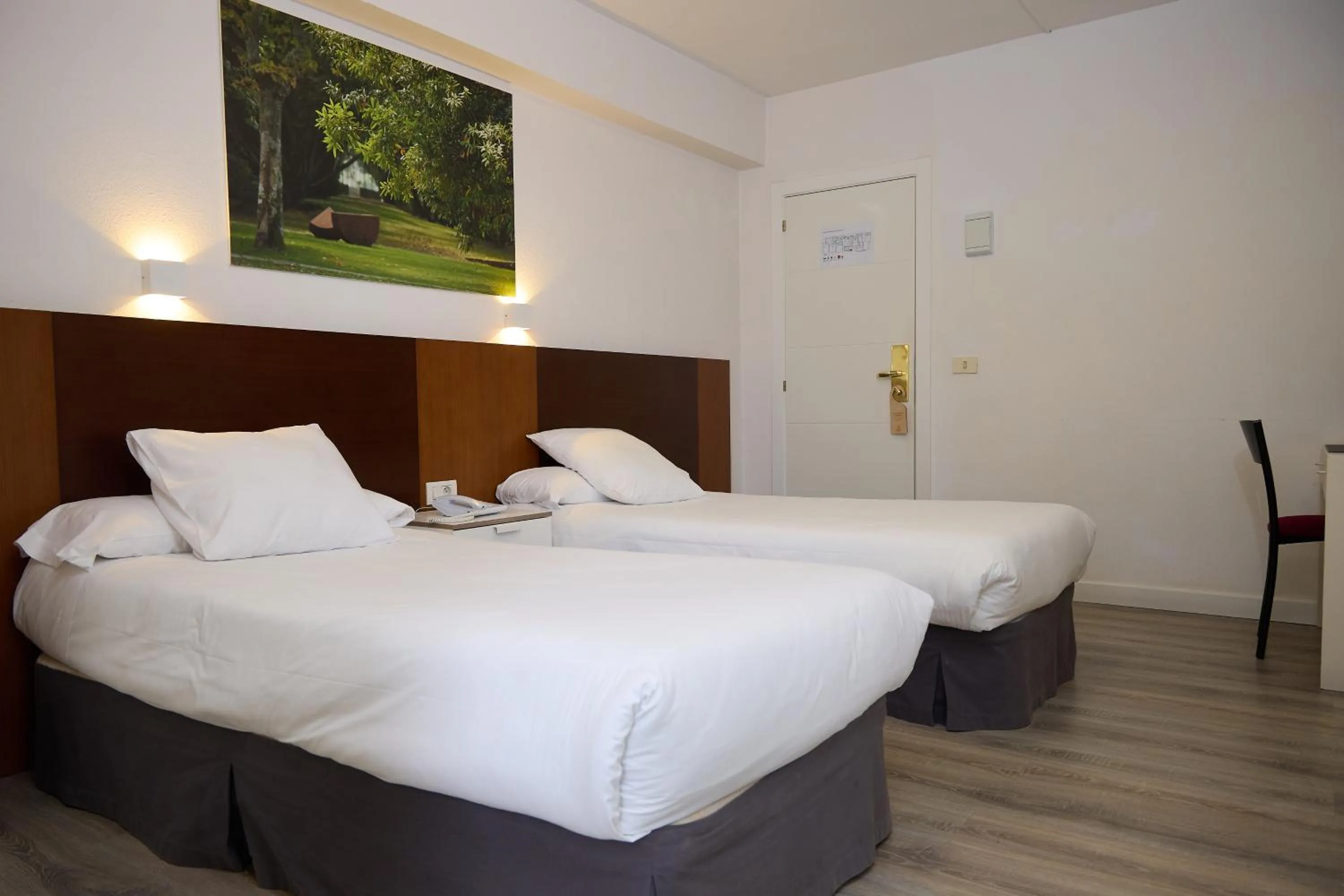 Bed in Hotel Vigo Plaza