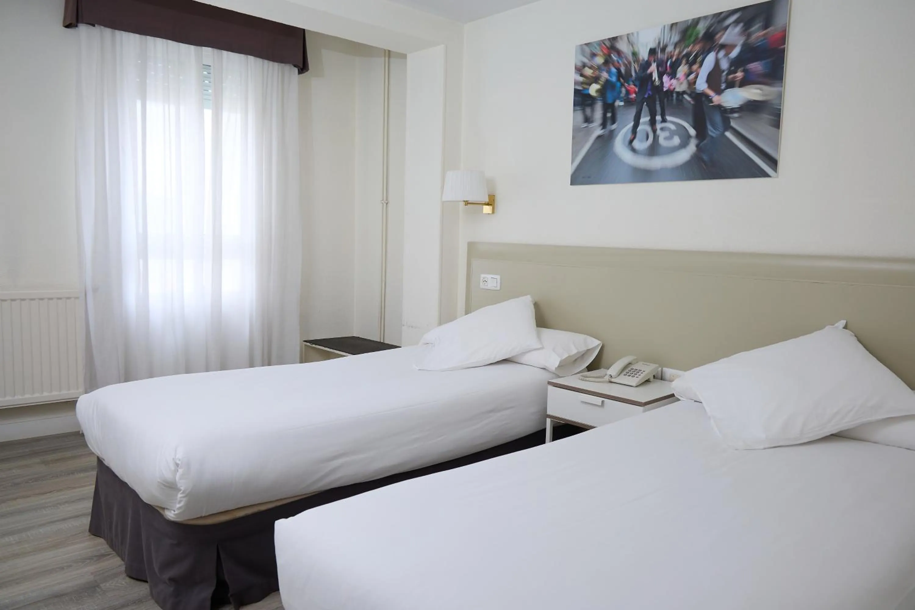 Bed in Hotel Vigo Plaza