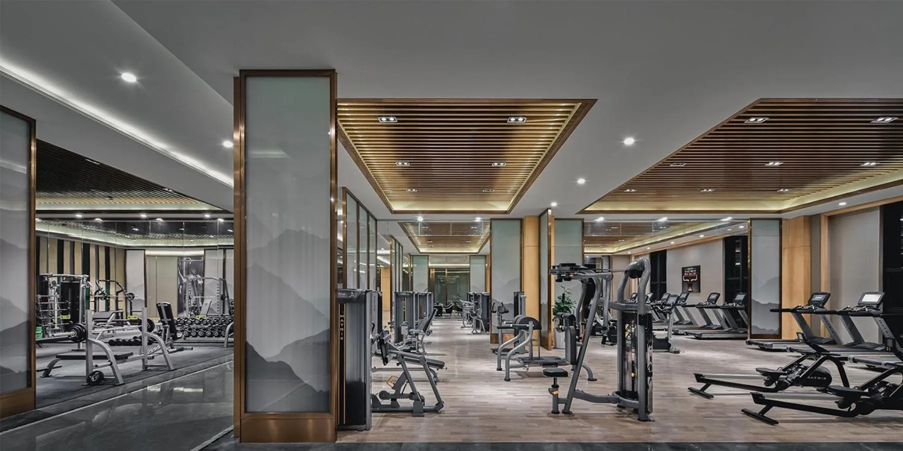 Fitness centre/facilities in Crowne Plaza Dongying by IHG
