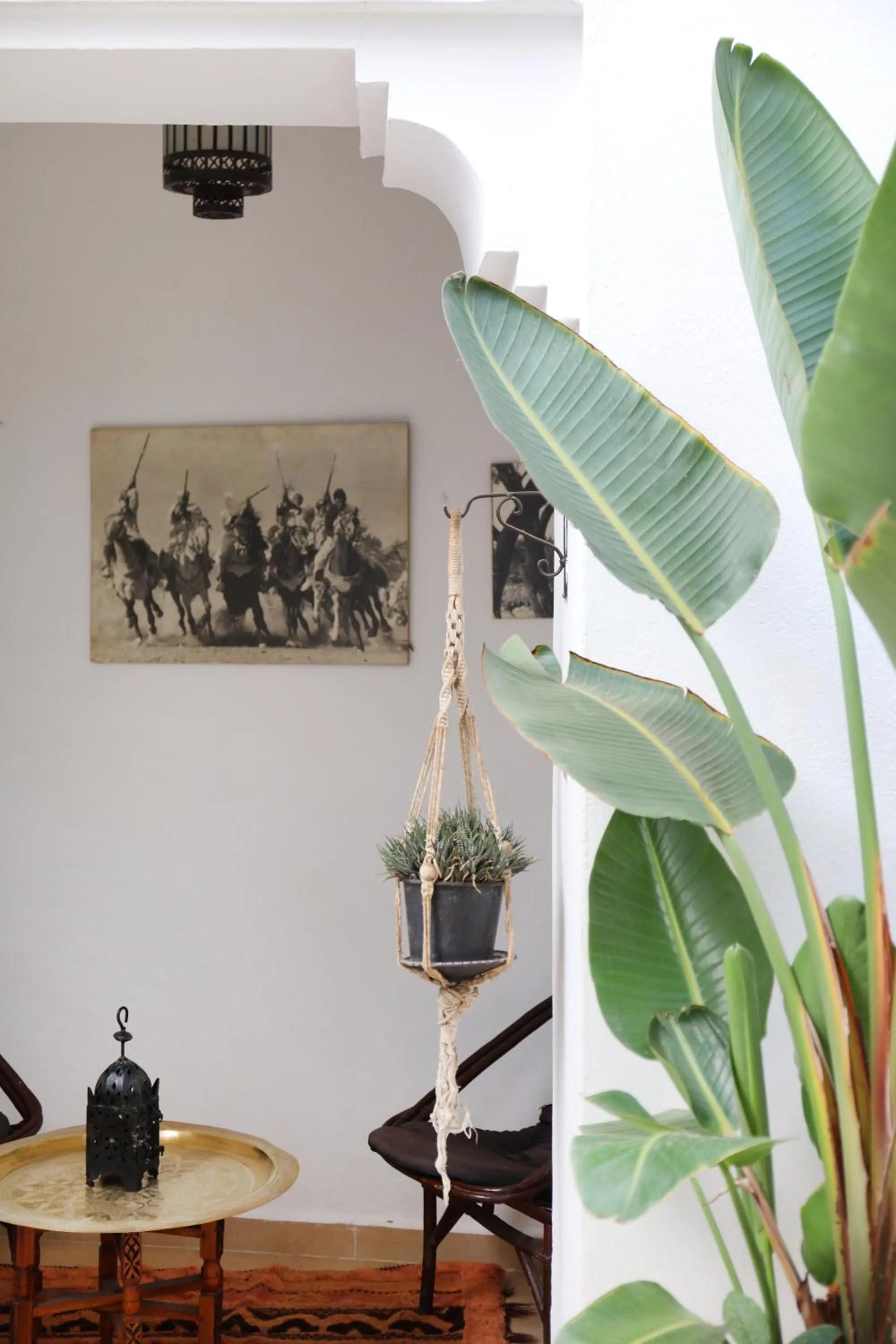 Decorative detail in Riad Noor Charana