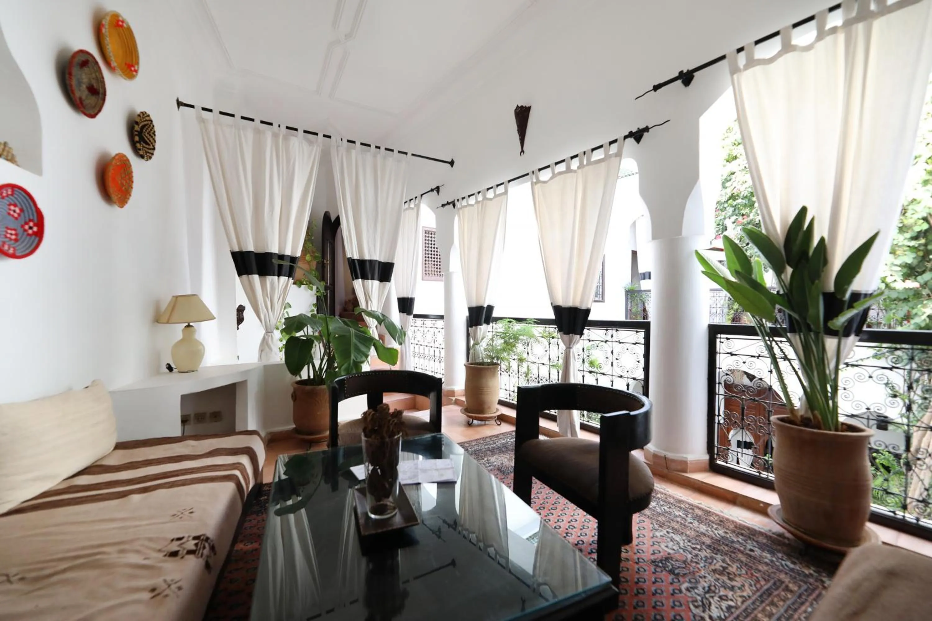 Living room in Riad Noor Charana