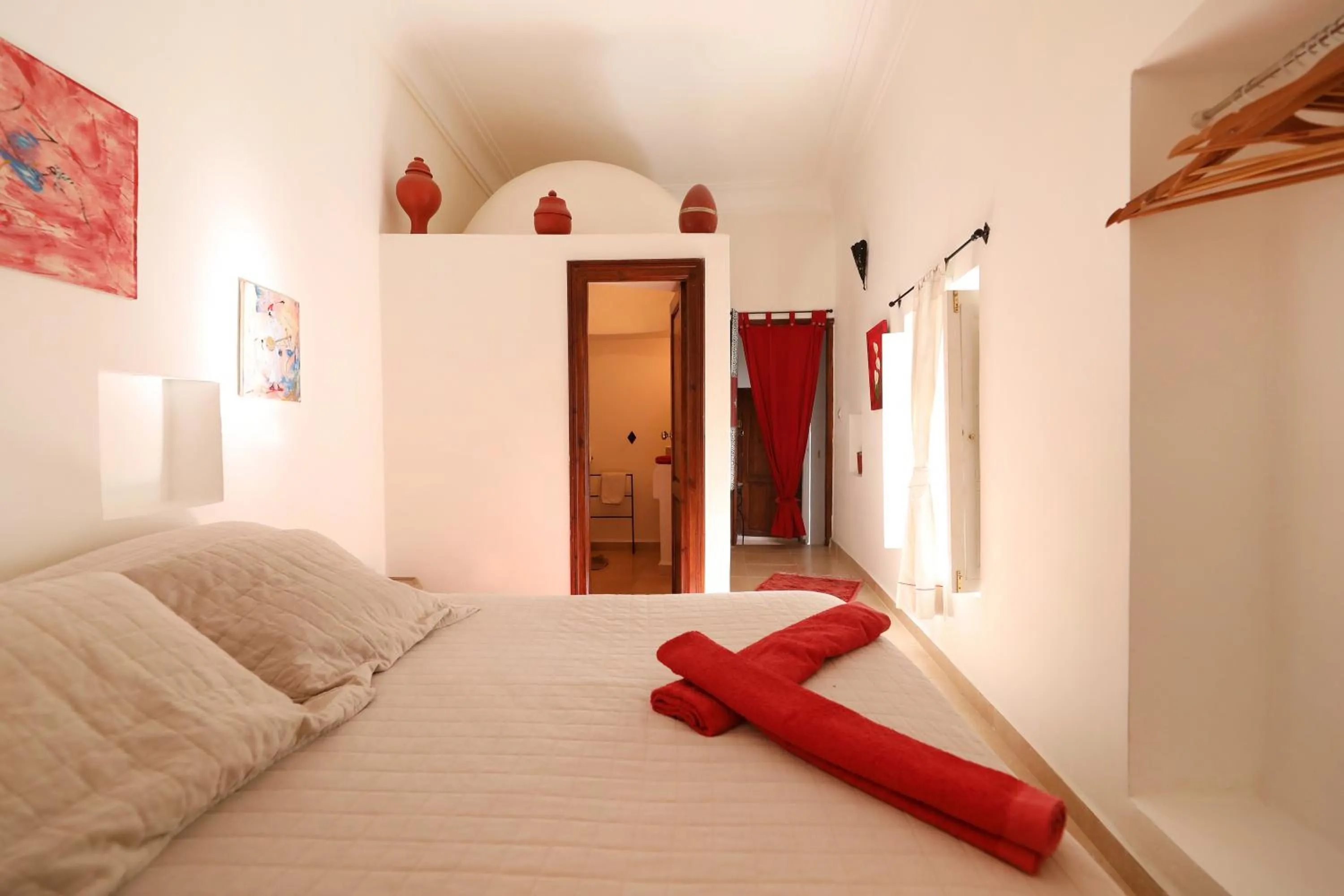 Bed in Riad Noor Charana