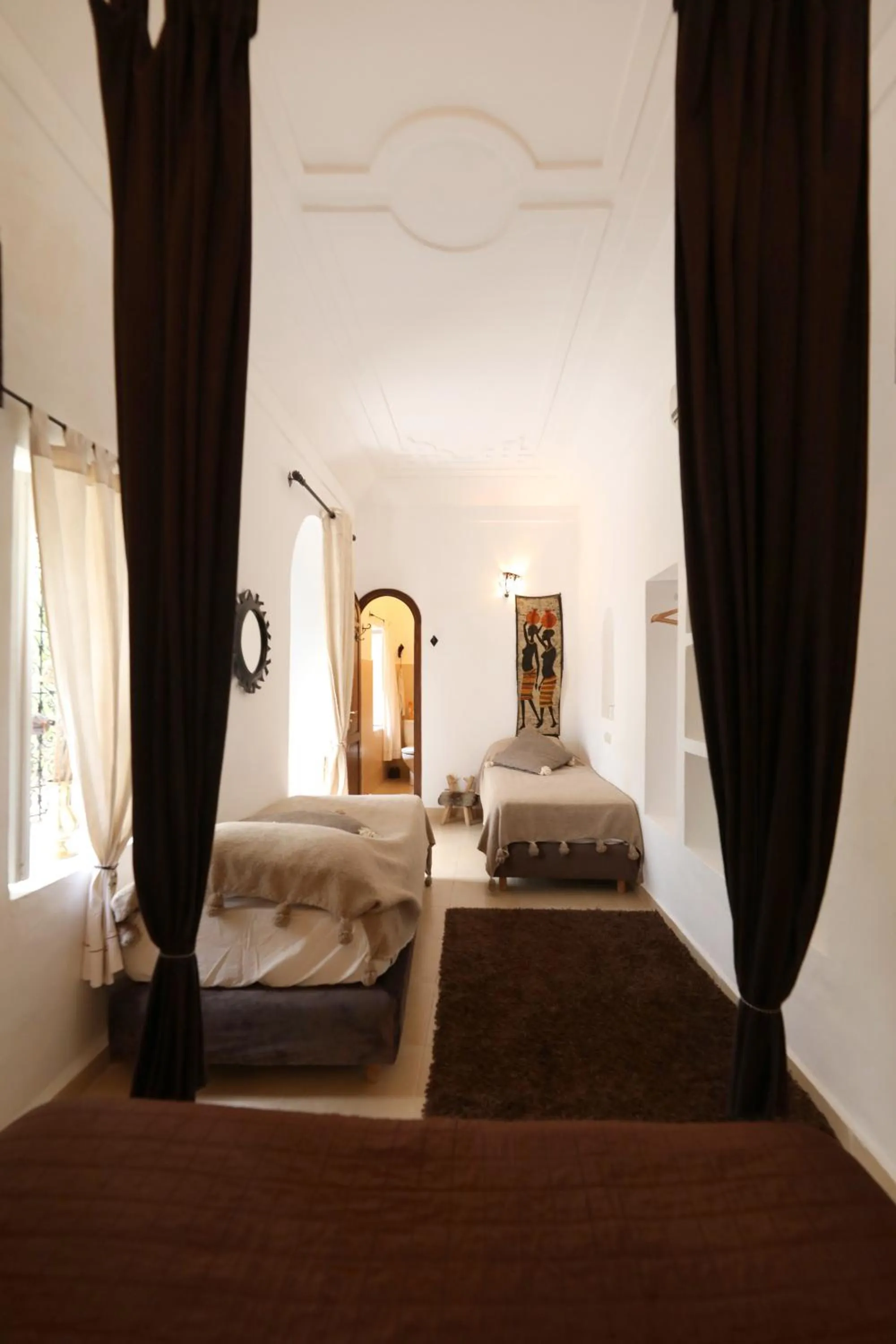 Bed in Riad Noor Charana