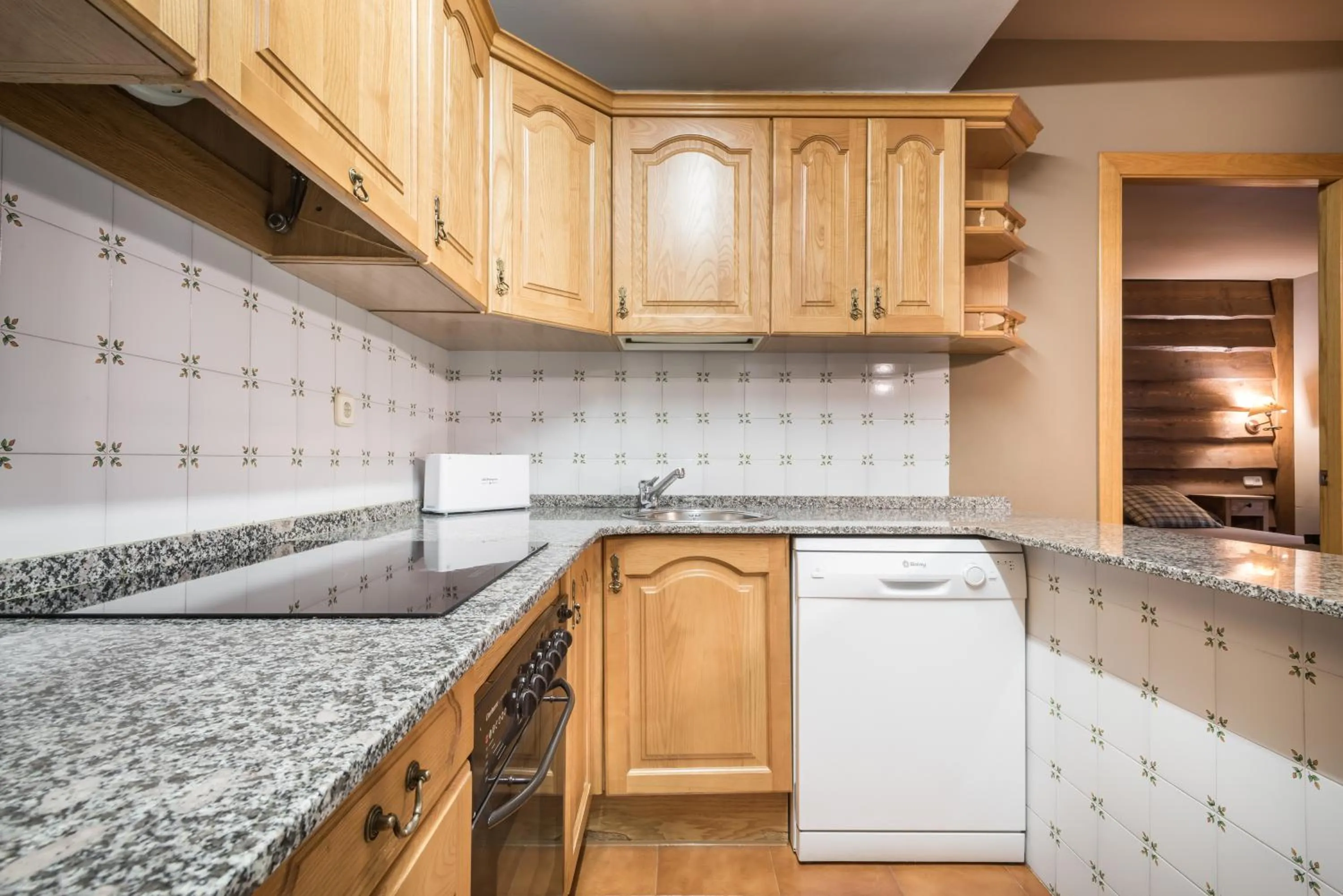 Kitchen or kitchenette in Riu Nere Mountain Apartments