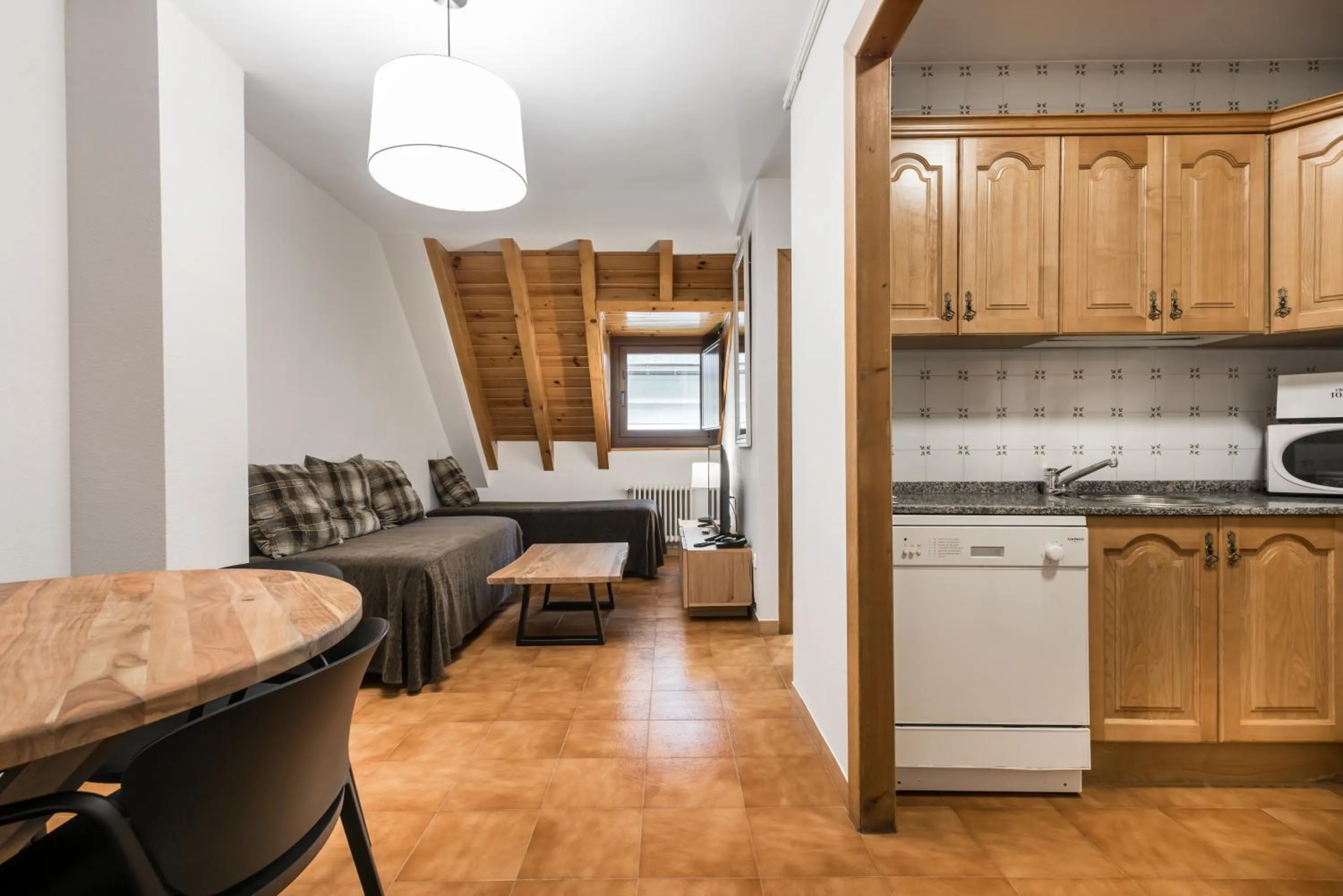 Seating area in Riu Nere Mountain Apartments