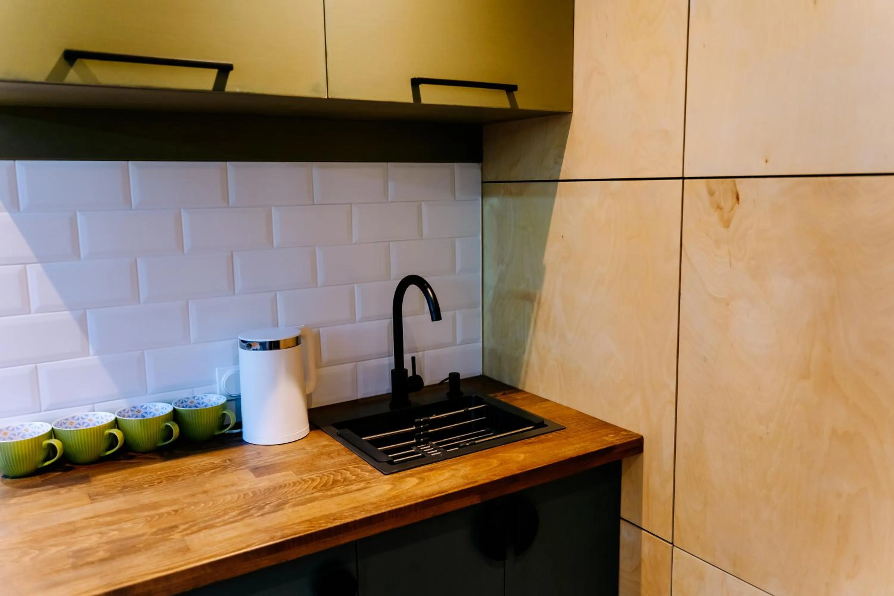 Kitchen or kitchenette in Gipsy Village Park Hotel