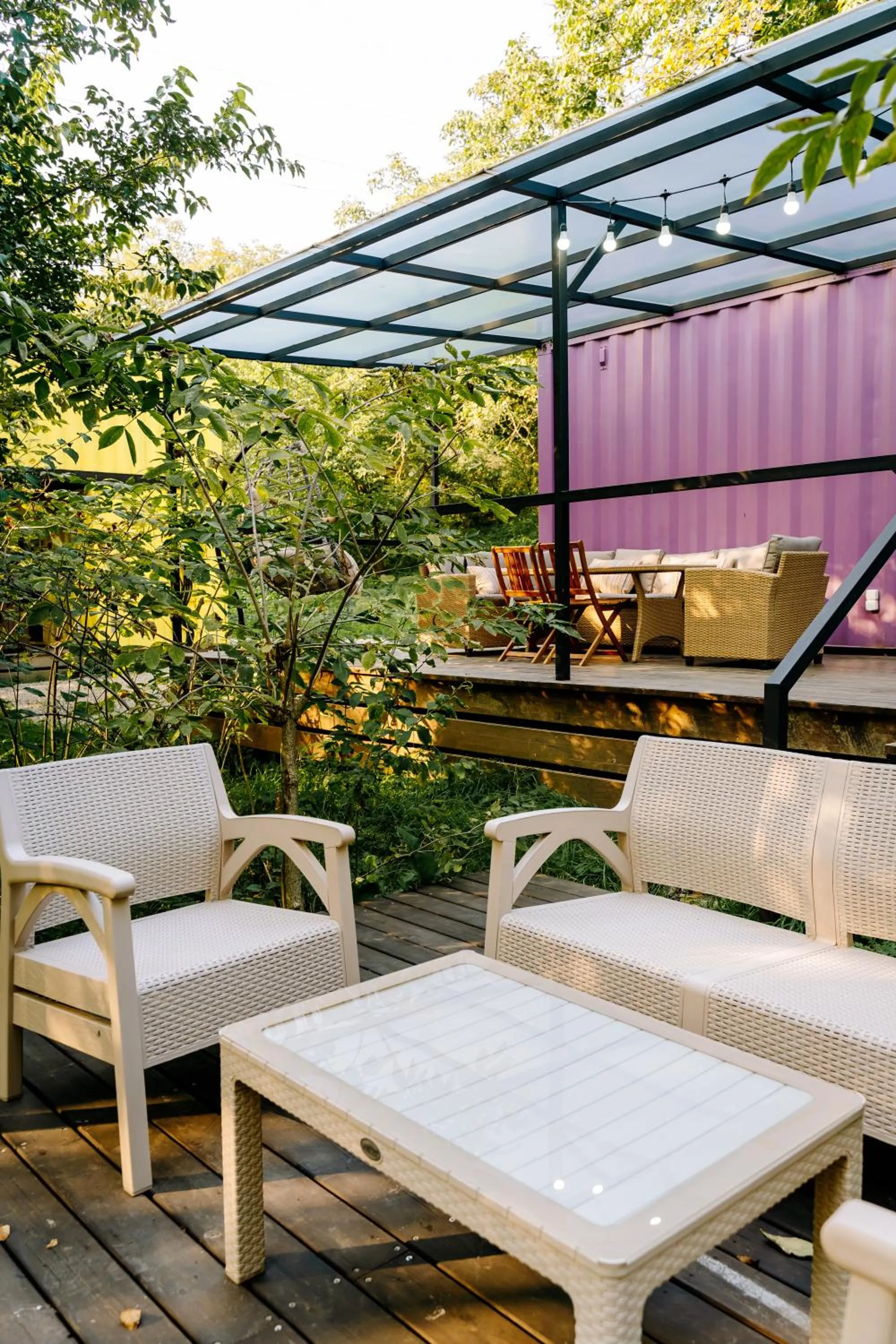 Balcony/Terrace in Gipsy Village Park Hotel