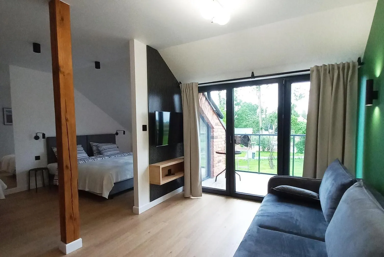 Bed in Apartamenty Między Mostami