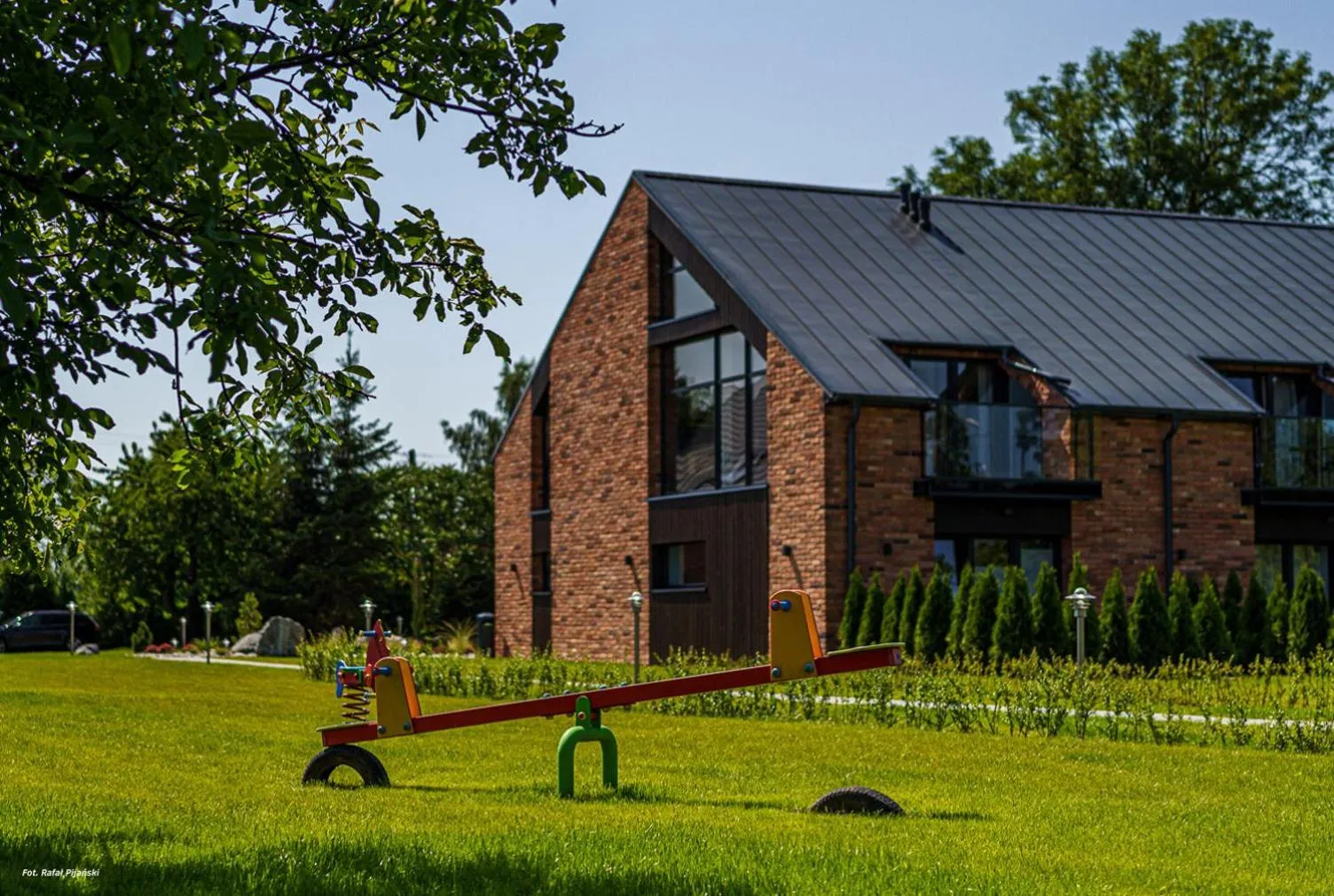Children play ground in Apartamenty Między Mostami