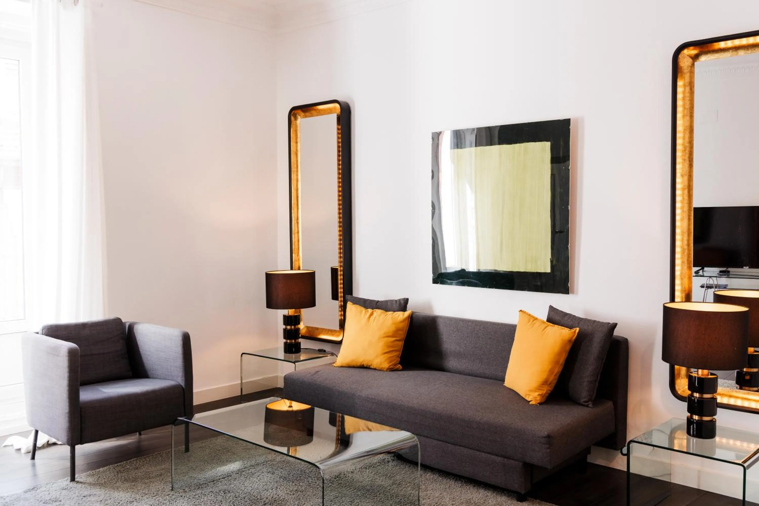 Living room in Suite Prado