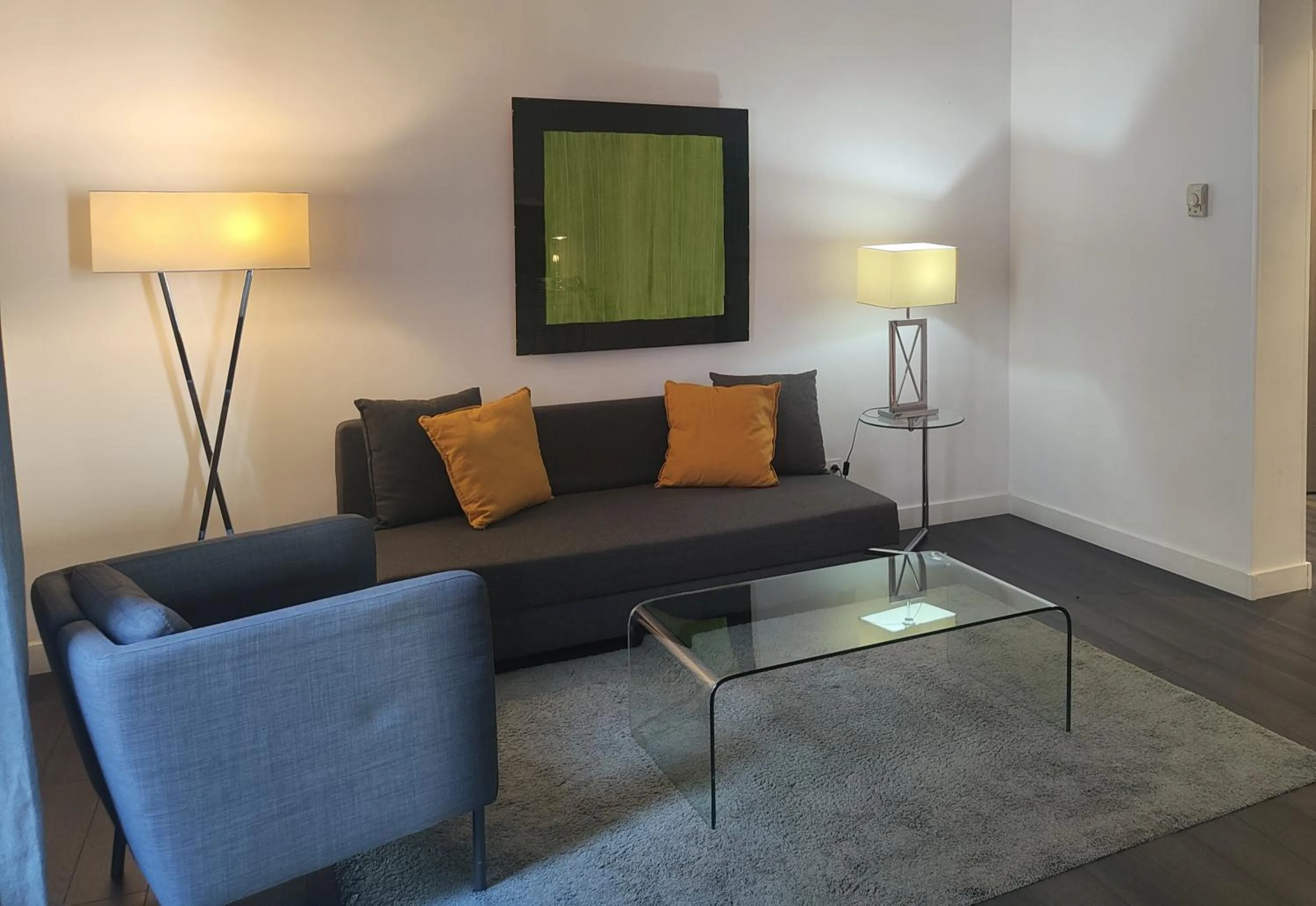 Living room in Suite Prado