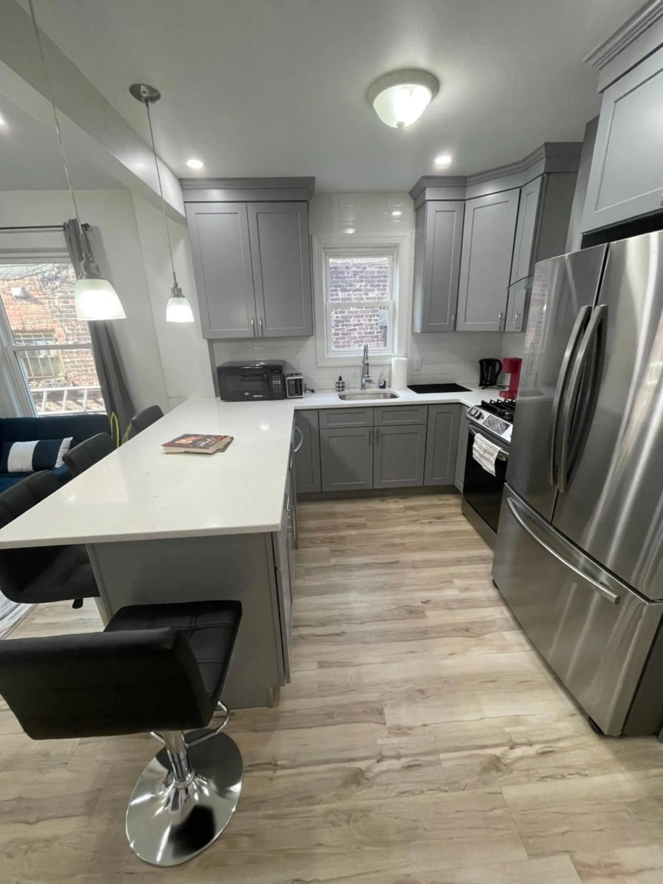 Kitchen or kitchenette in Modern Luxury Apartment near NYC