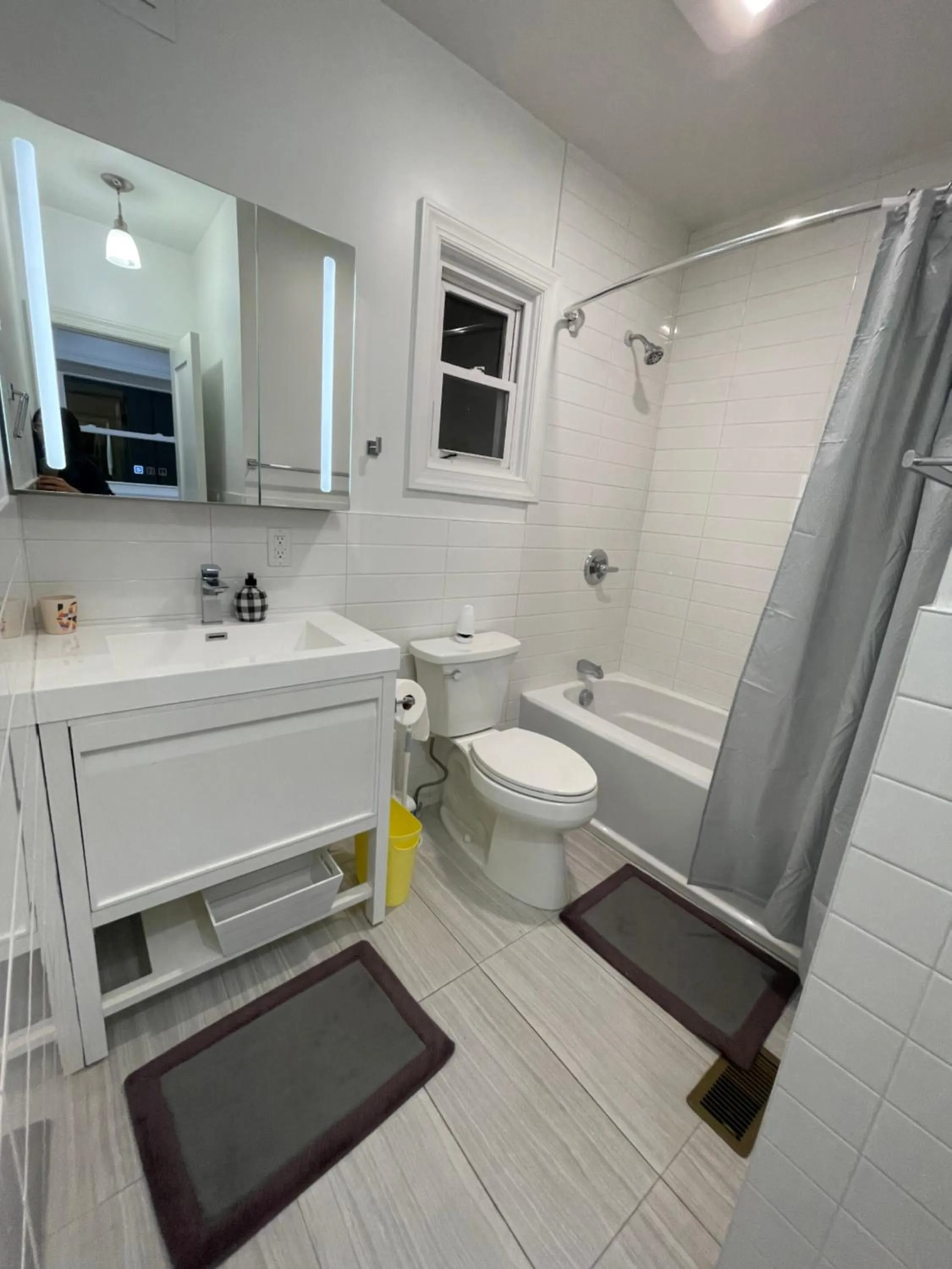 Toilet in Modern Luxury Apartment near NYC