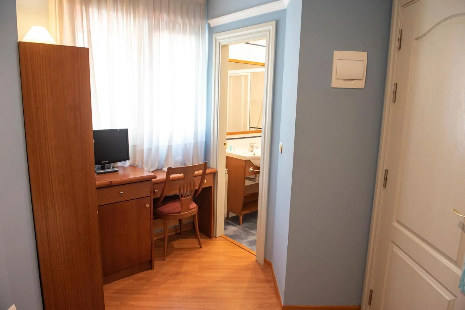 Bed in Hotel Faro de San Vicente