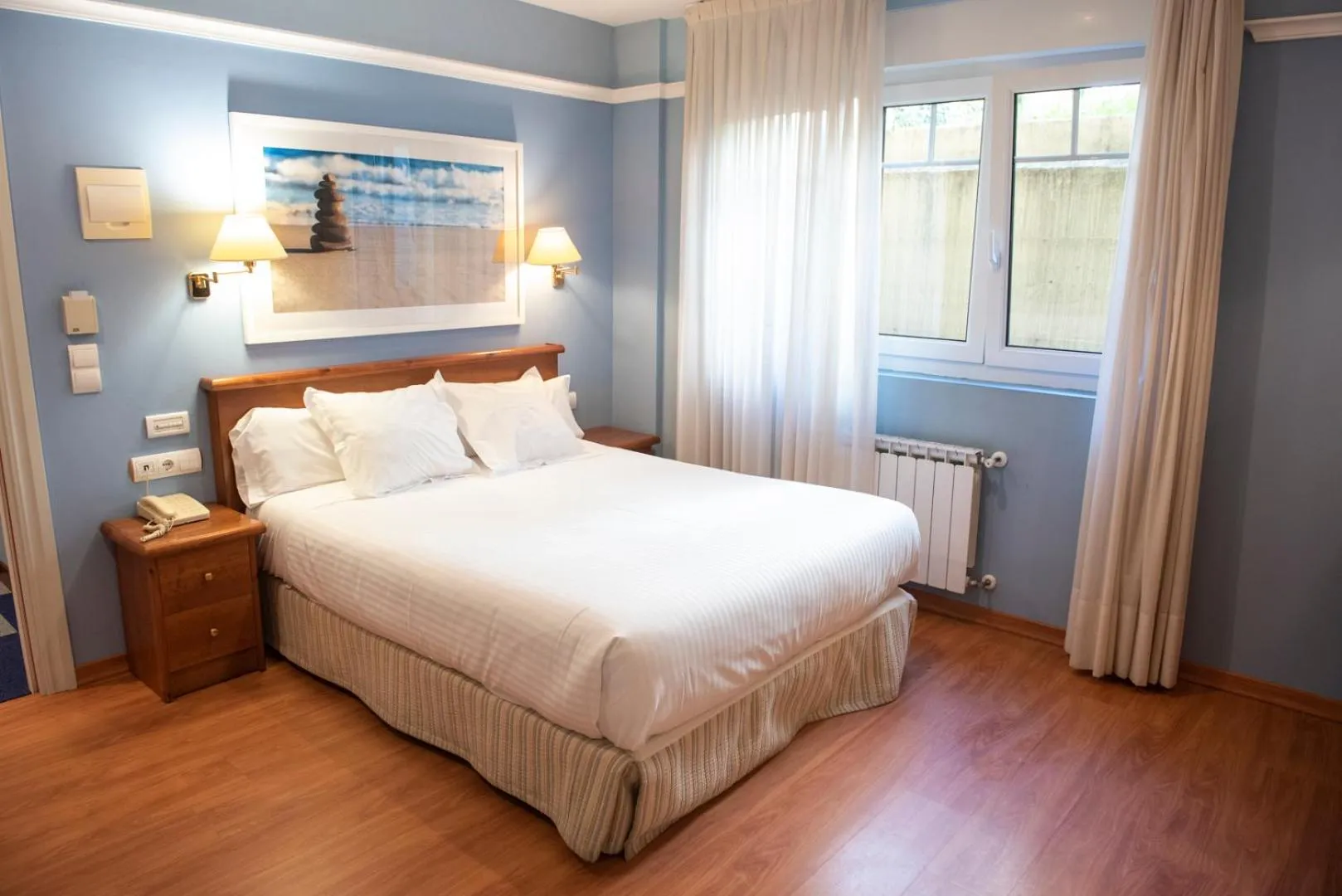 Photo of the whole room, Bed in Hotel Faro de San Vicente