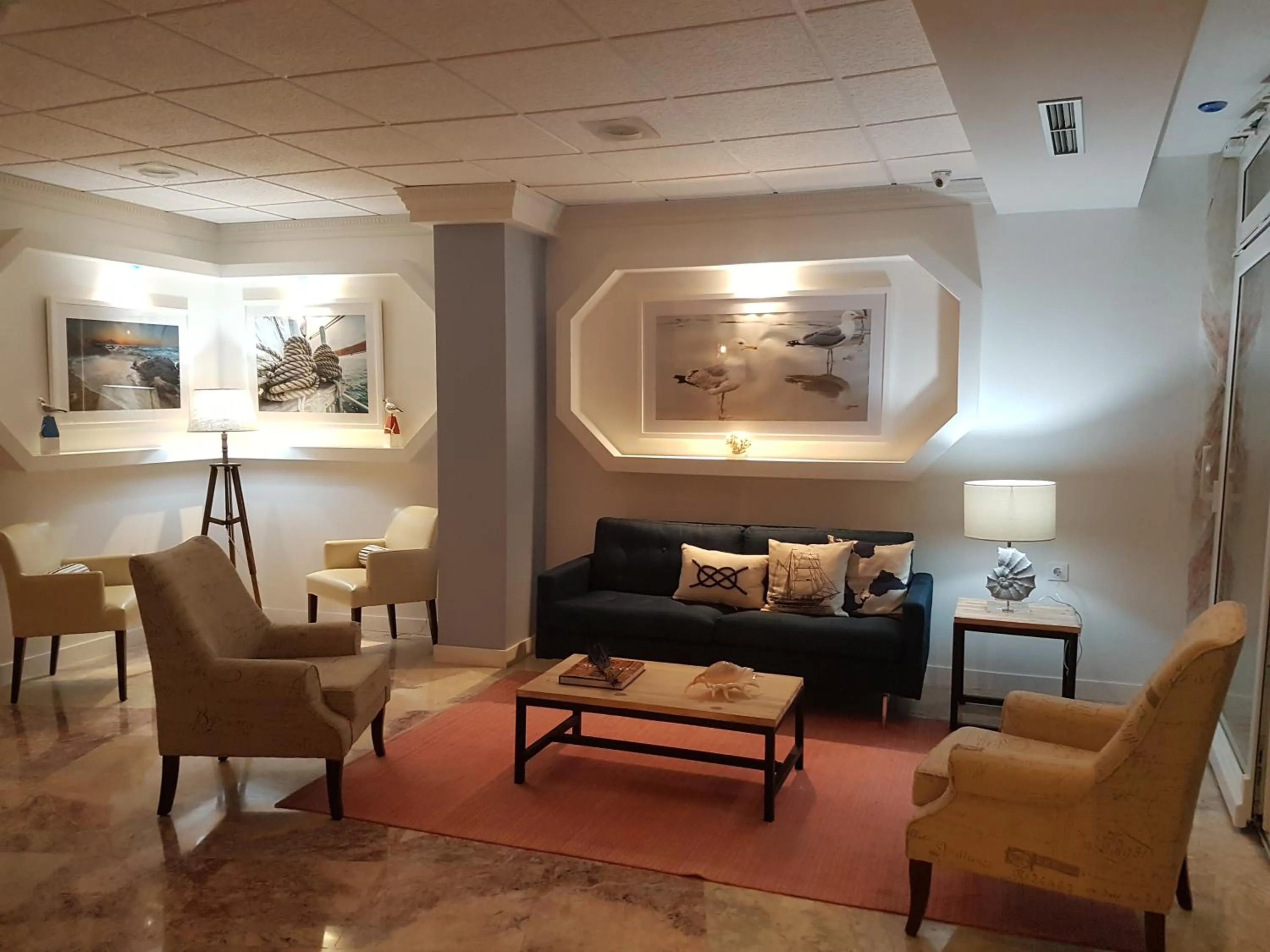 Lobby or reception in Hotel Faro de San Vicente