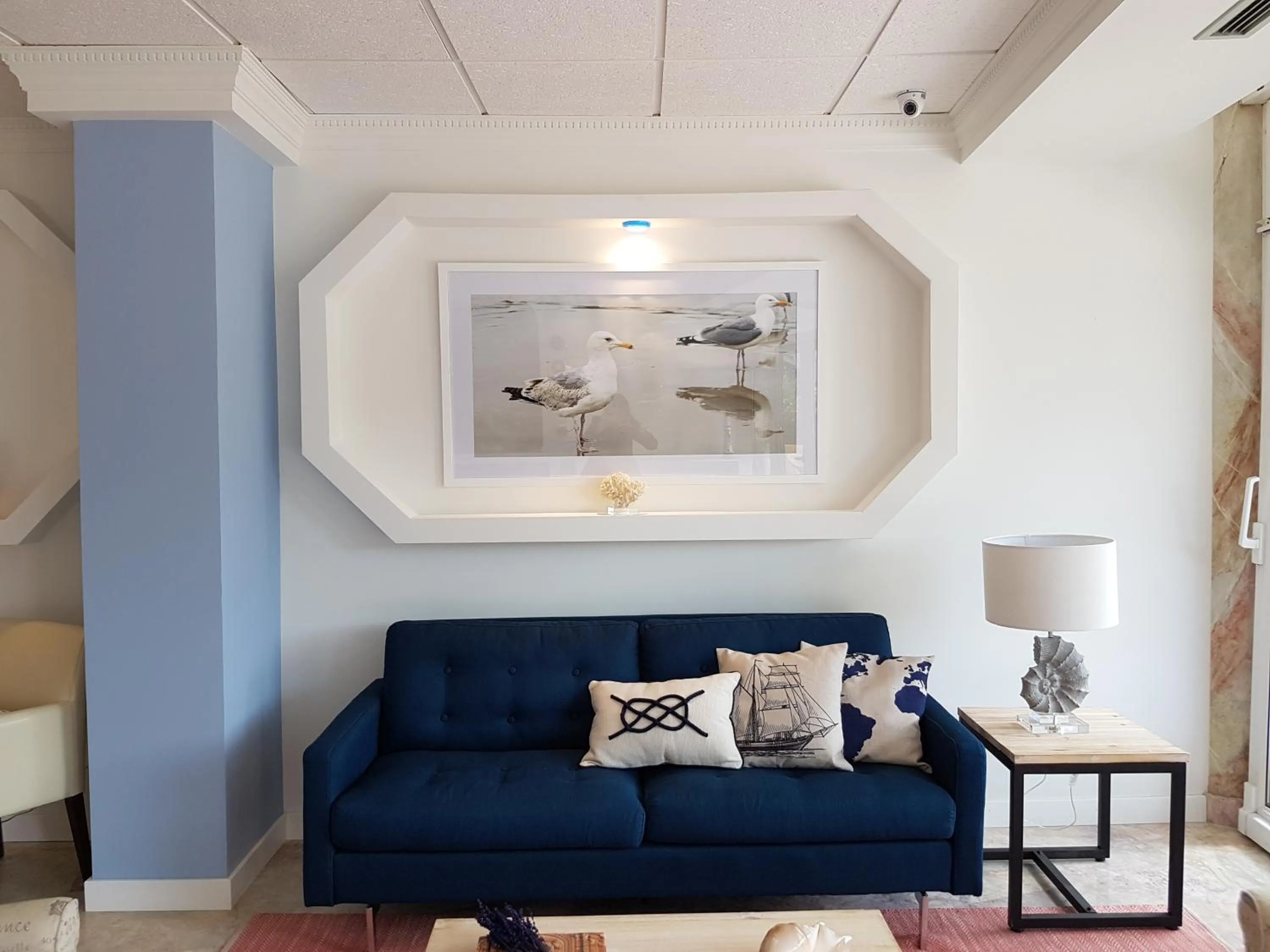 Lobby or reception in Hotel Faro de San Vicente