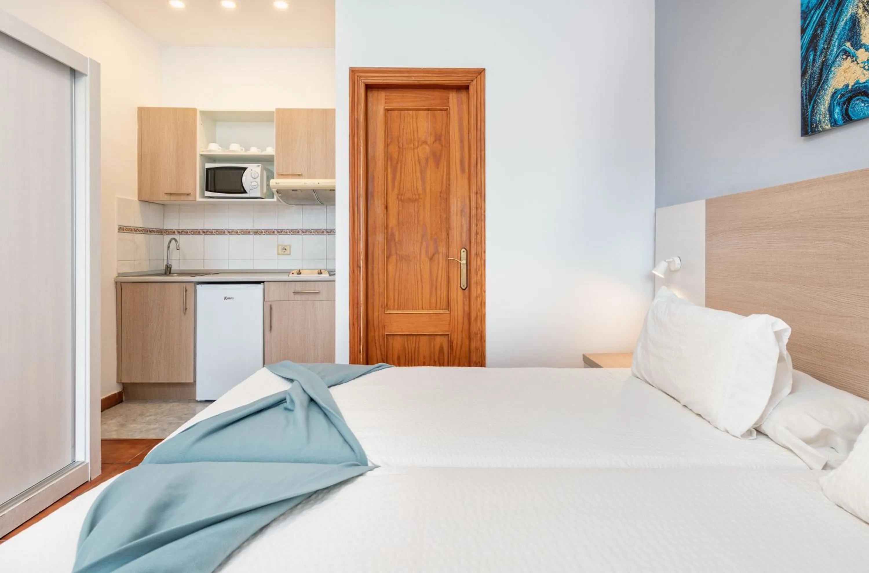 Bed in Hotel New Folías