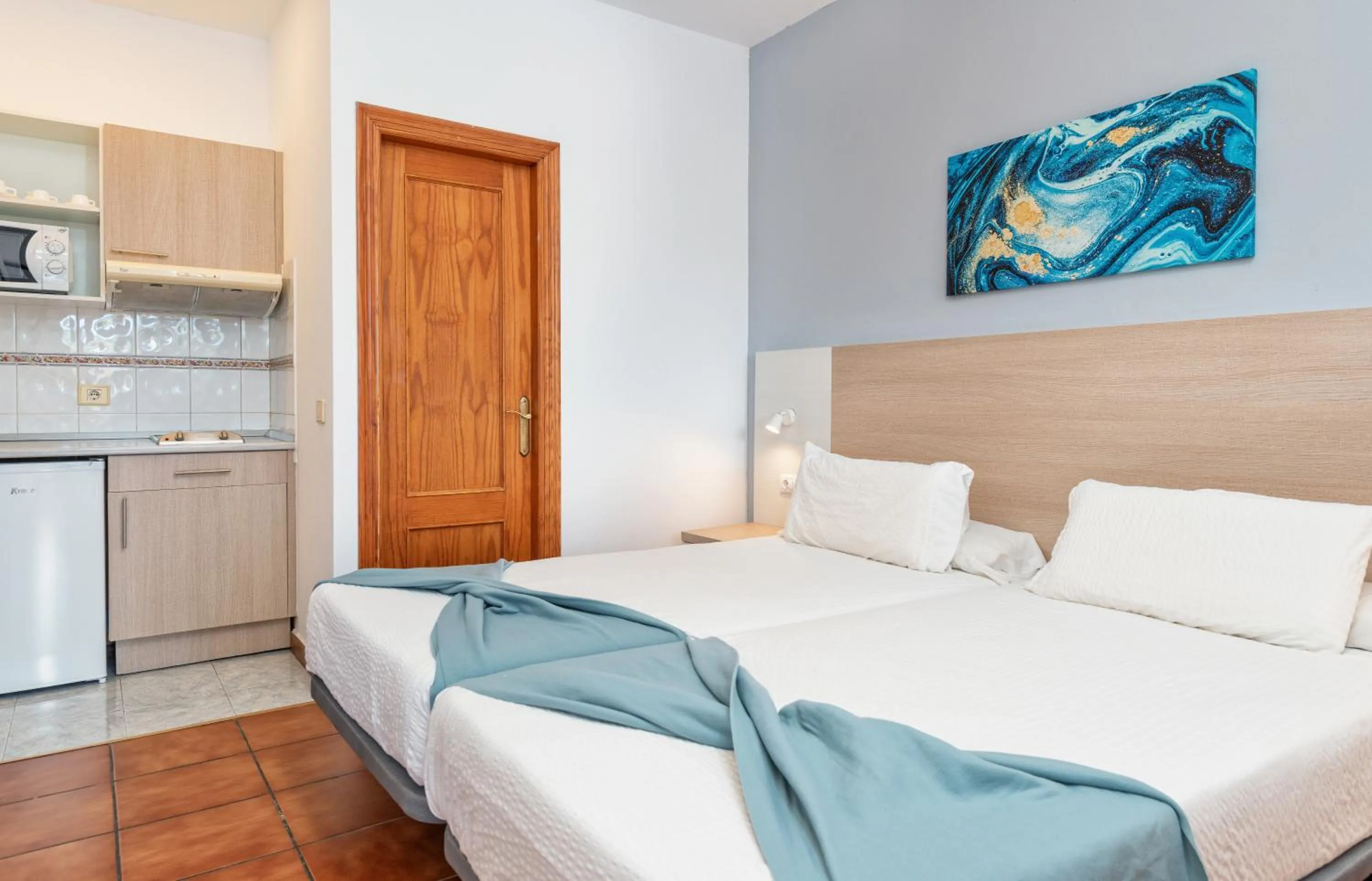 Bed in Hotel New Folías