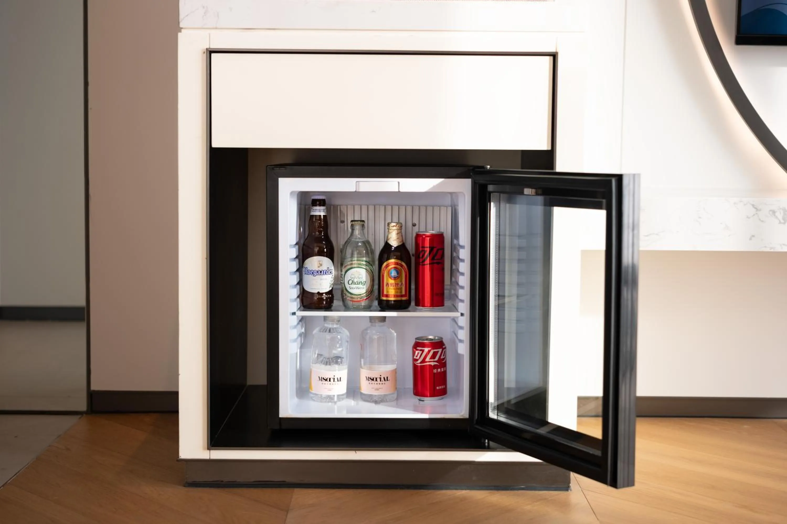 minibar in M Social Hotel Suzhou