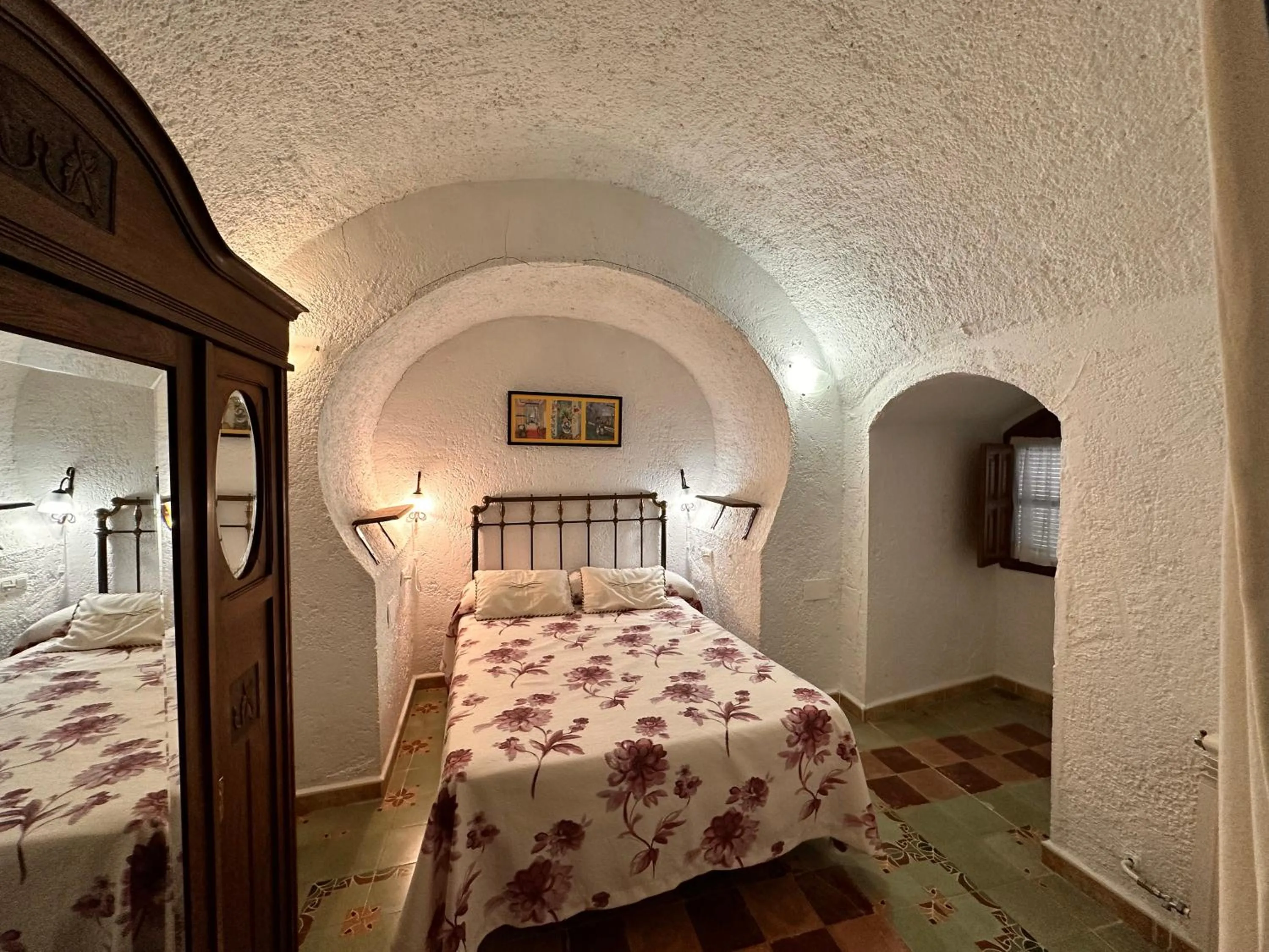 Bedroom, Bed in Cuevas La Granja