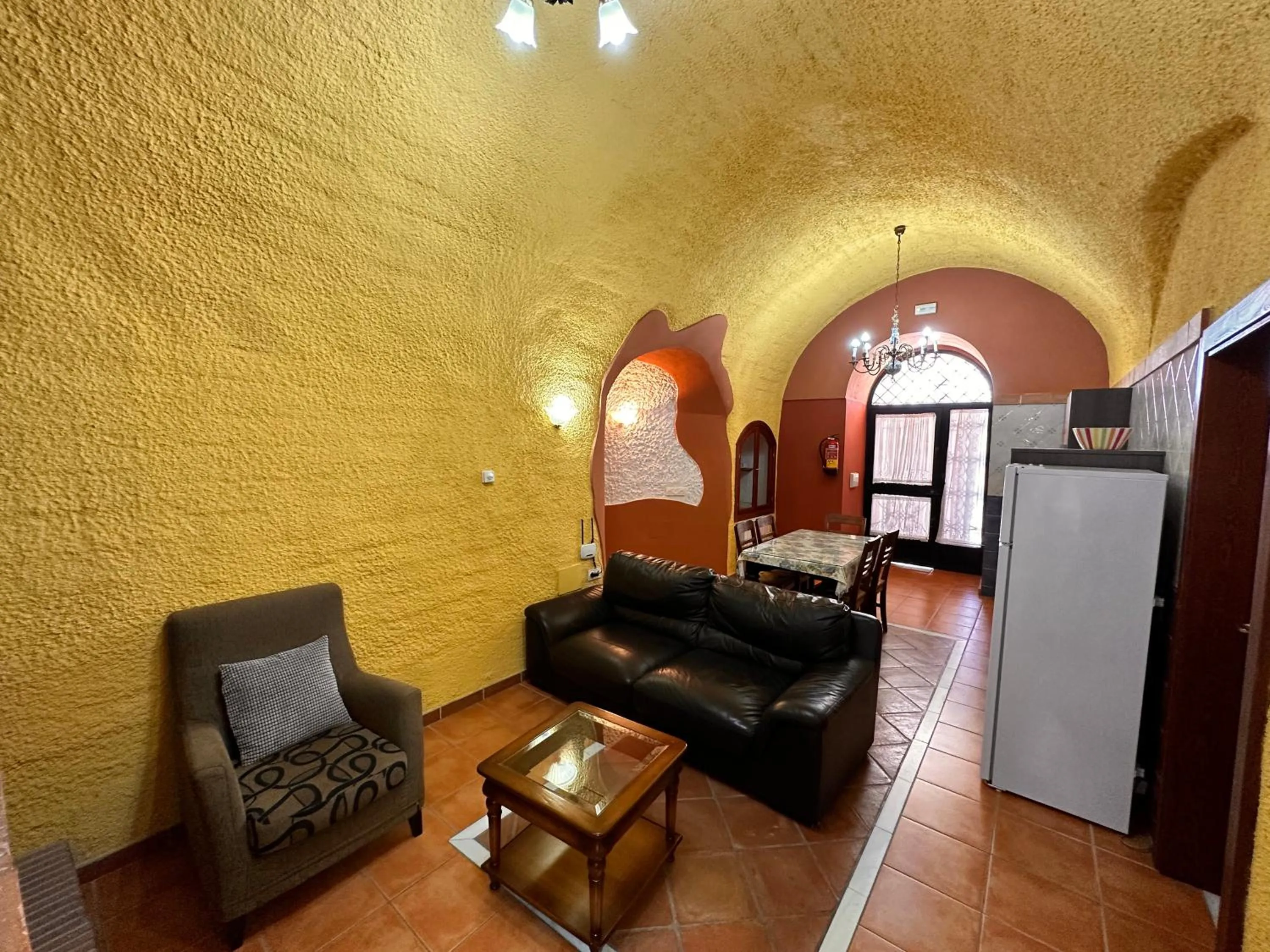 Living room in Cuevas La Granja